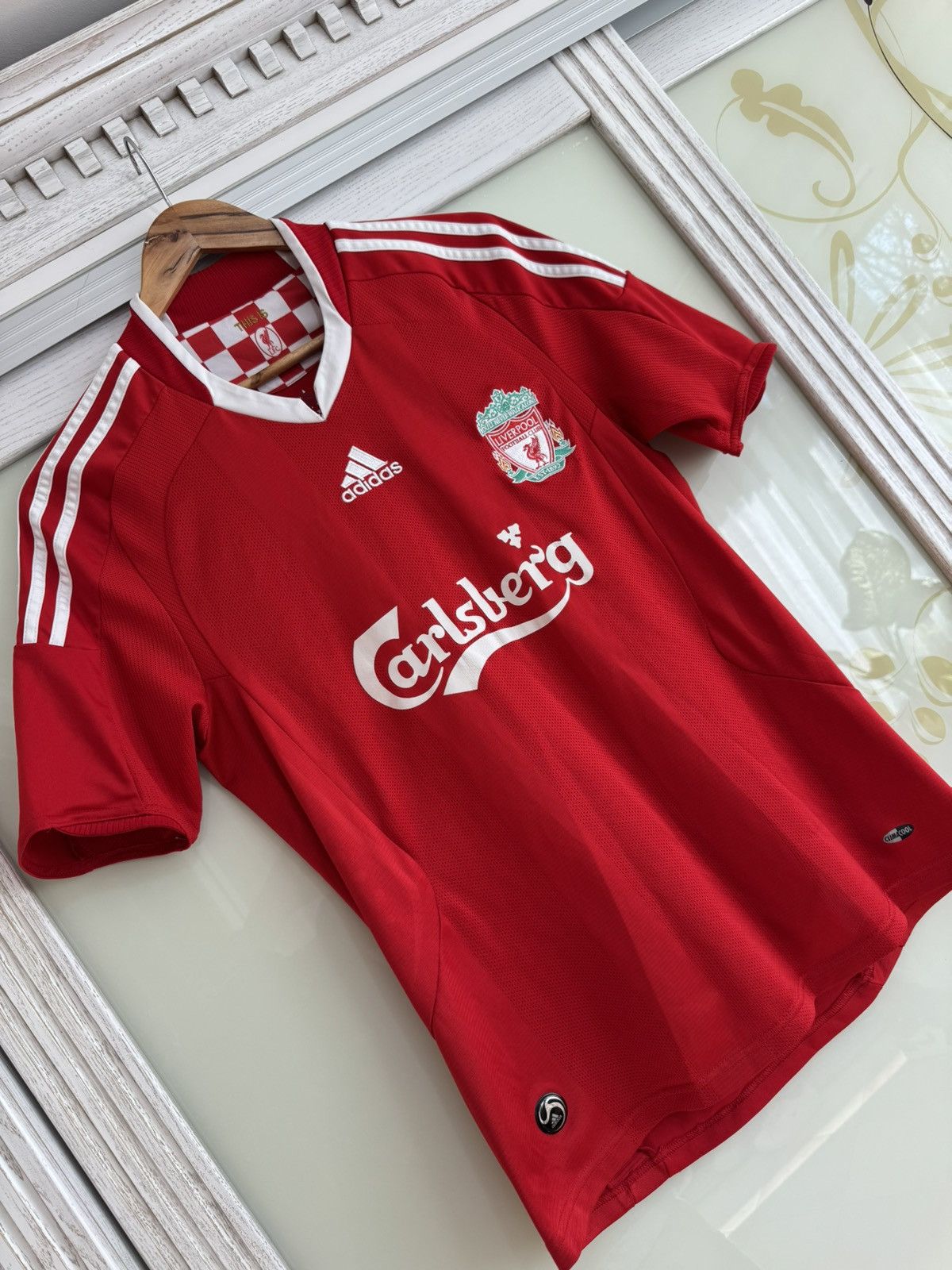 Adidas × Vintage Vintage Liverpool 2008-2009 Home Soccer Jersey Football Kit Size US S / EU 44-46 / 1 - 5 Thumbnail