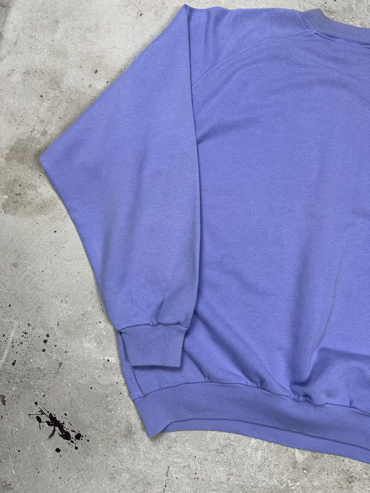 Adidas × Vintage Vintage 90s Adidas Boxy Fit Purple Faded Crewneck Sweatshirt Size US L / EU 52-54 / 3 - 10 Thumbnail