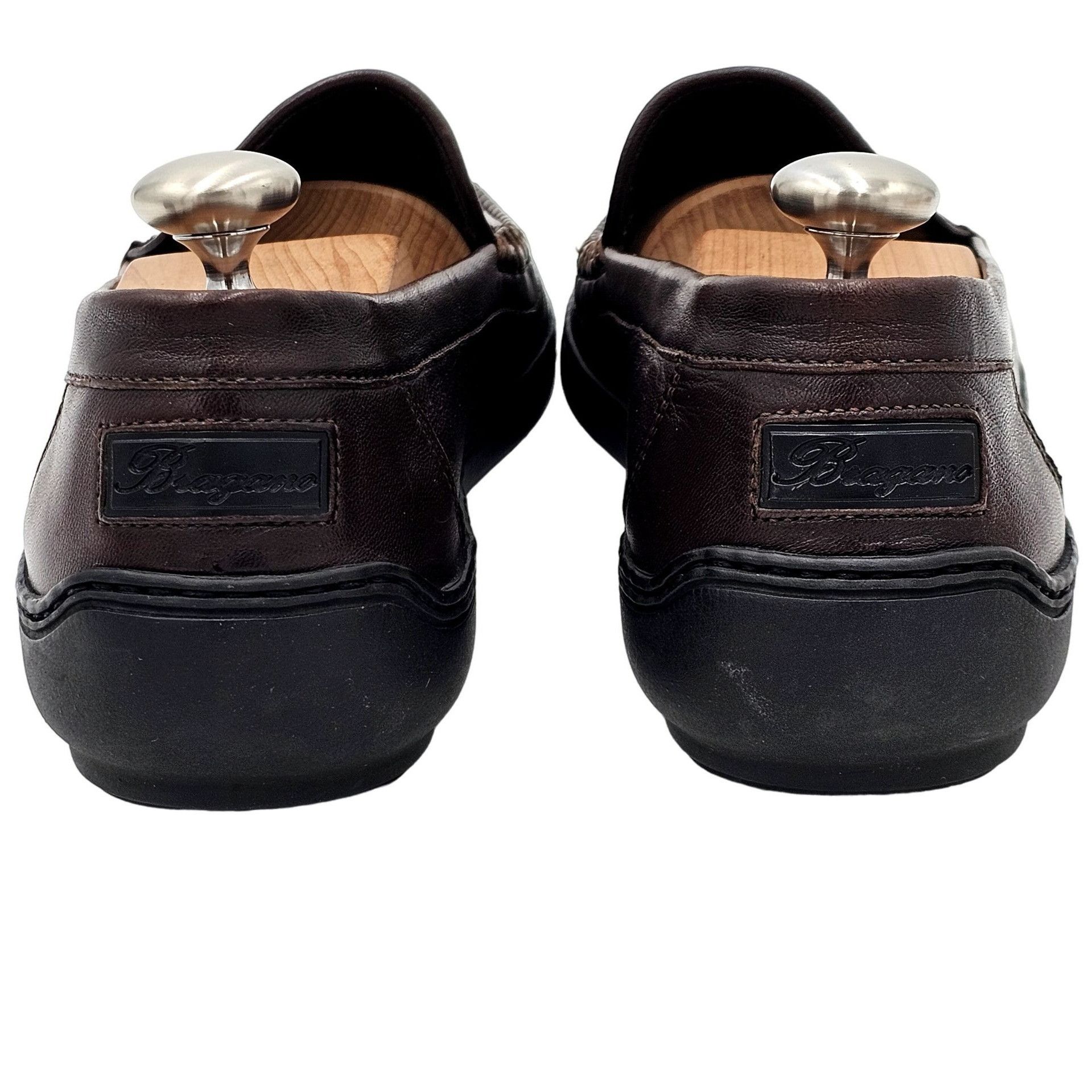 Bragano × Cole Haan Vintage Bragano Loafers Cole Haan Italy Mens 7 Brown Leather Size US 7 / EU 40 - 5 Thumbnail
