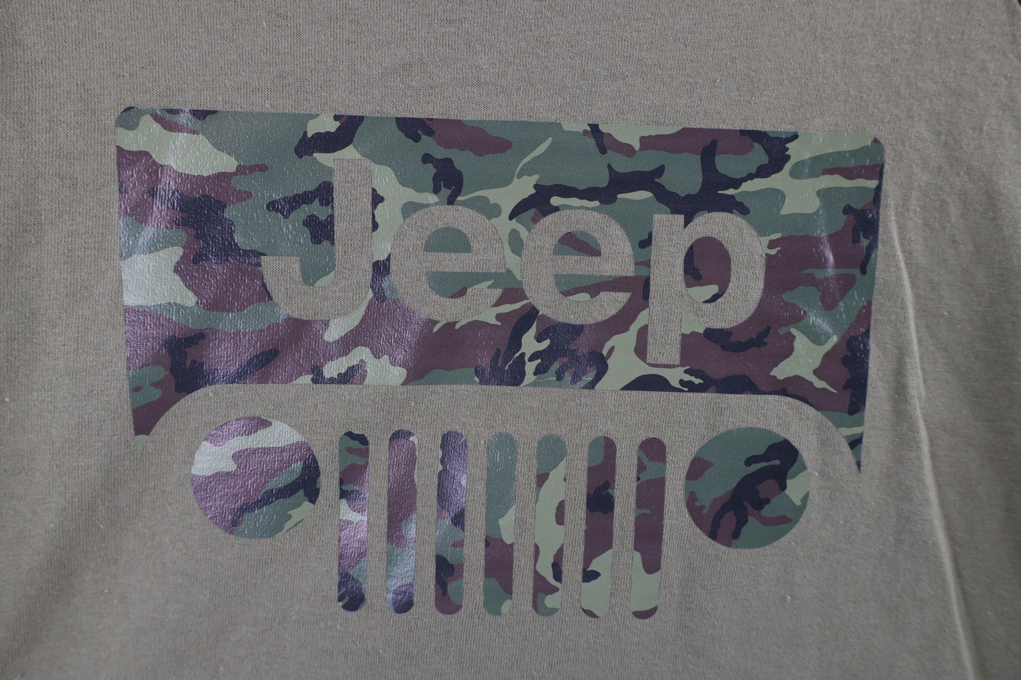 Vintage Vintage 90s Out Jeep Camouflage 3/4 Sleeve Raglan T-Shirt Size US M / EU 48-50 / 2 - 4 Thumbnail