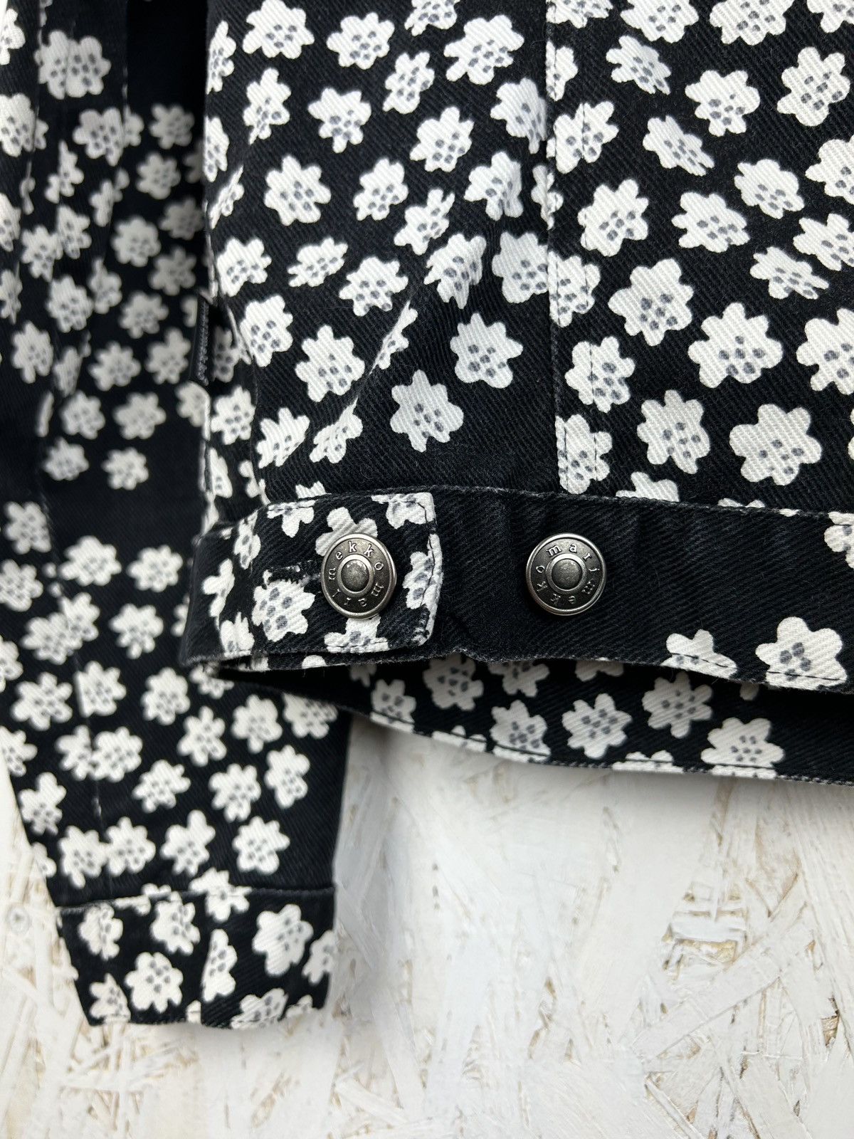 Marimekko Marimekko Mika Piirainen Pukketi Denim Jacket Size ~S Size XS / US 0-2 / IT 36-38 - 8 Thumbnail