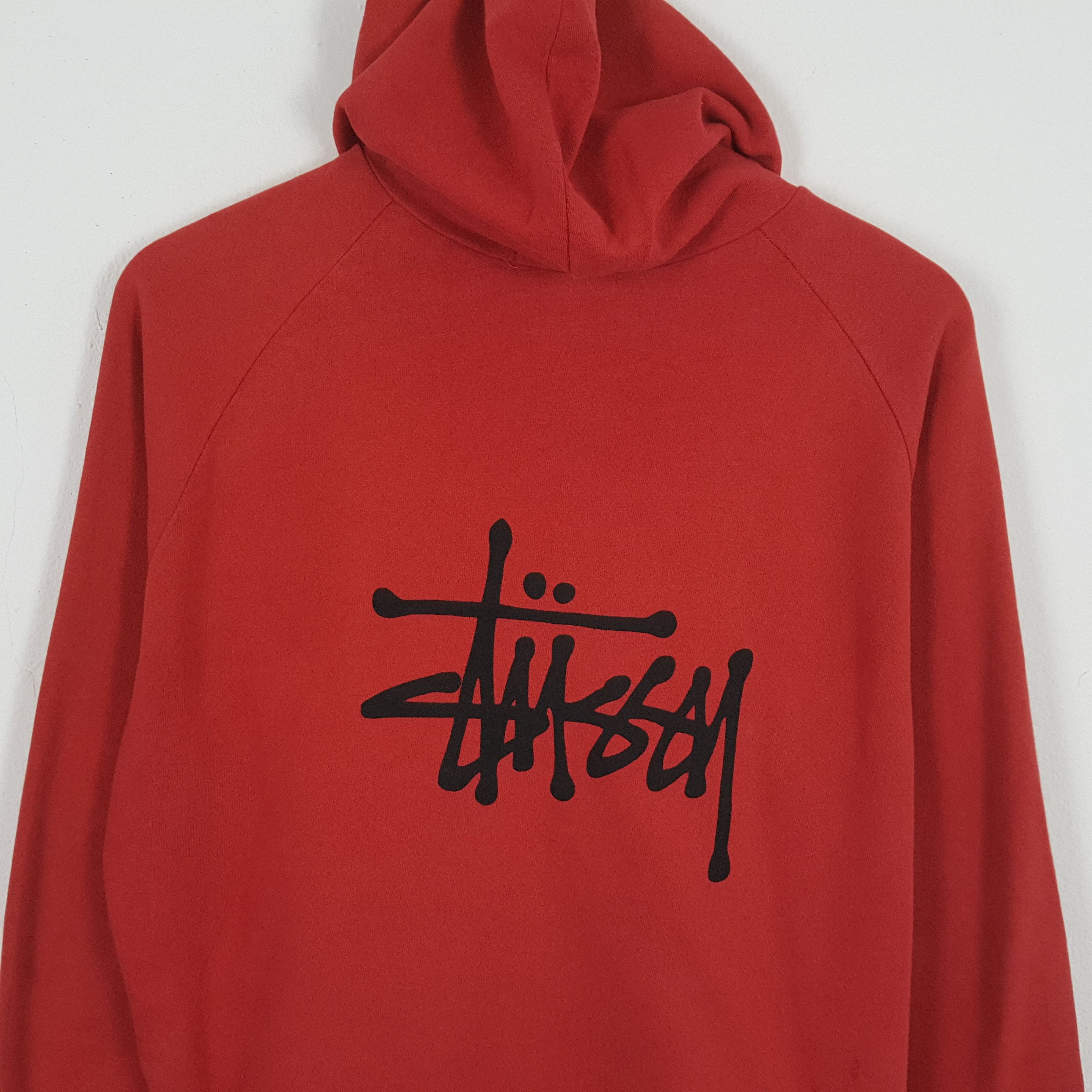 Stussy × Vintage STUSSY Streetwear Custom Art Logo Style Zipper Hoodies Size US XL / EU 56 / 4 - 2 Thumbnail