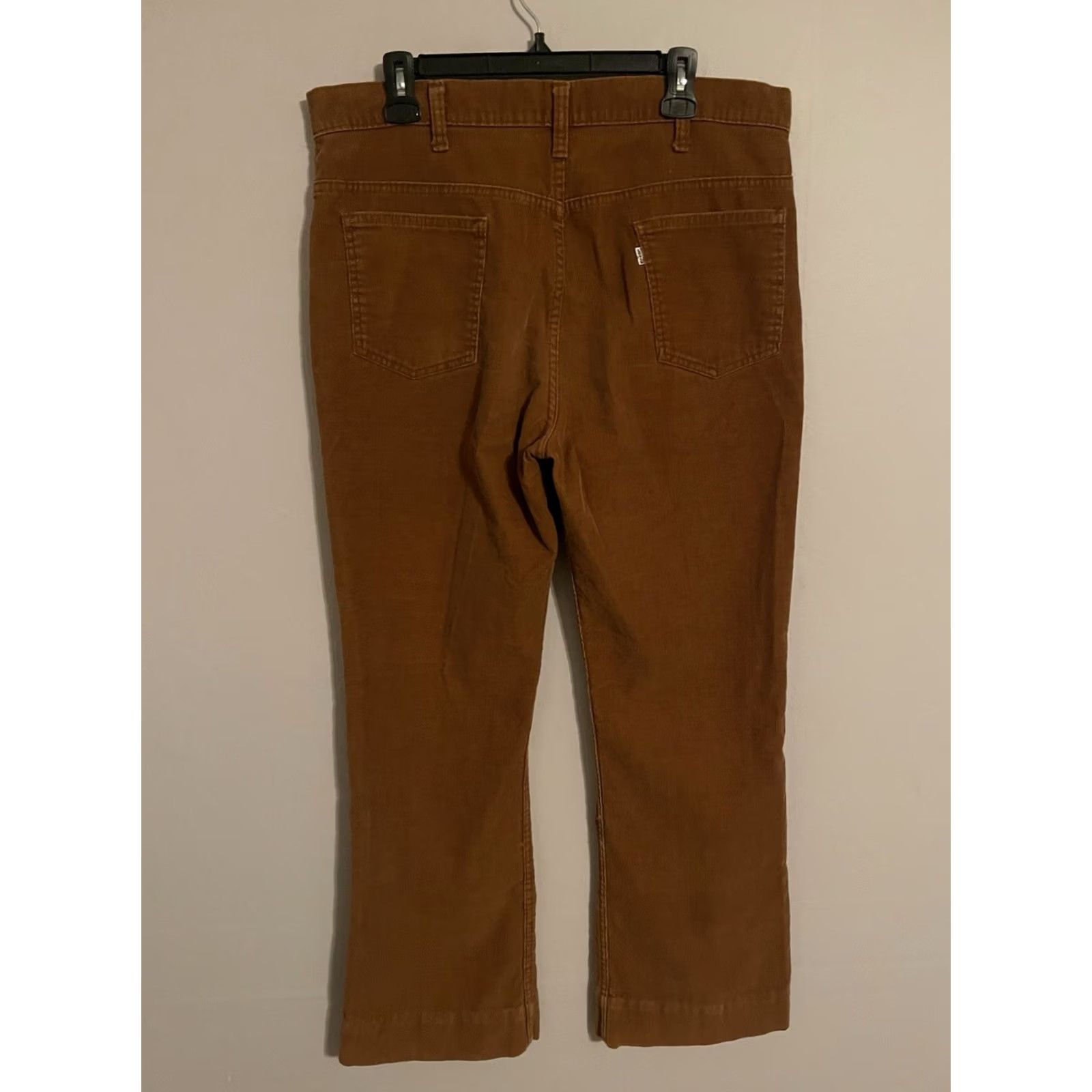 Levi's VINTAGE Levi's 507 Pants Brown Beige Corduroy Chino Bootcut Adult 38 31 80s Mens Size US 38 / EU 54 - 3 Thumbnail