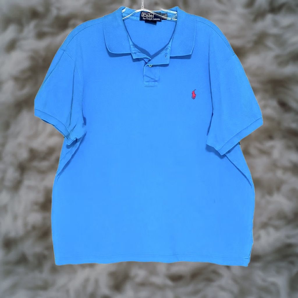Polo Ralph Lauren Polo Ralph Lauren Shirt Mens XL Blue VTG Custom Fit Preppy Classic Summer Size US XL / EU 56 / 4 - 1 Thumbnail