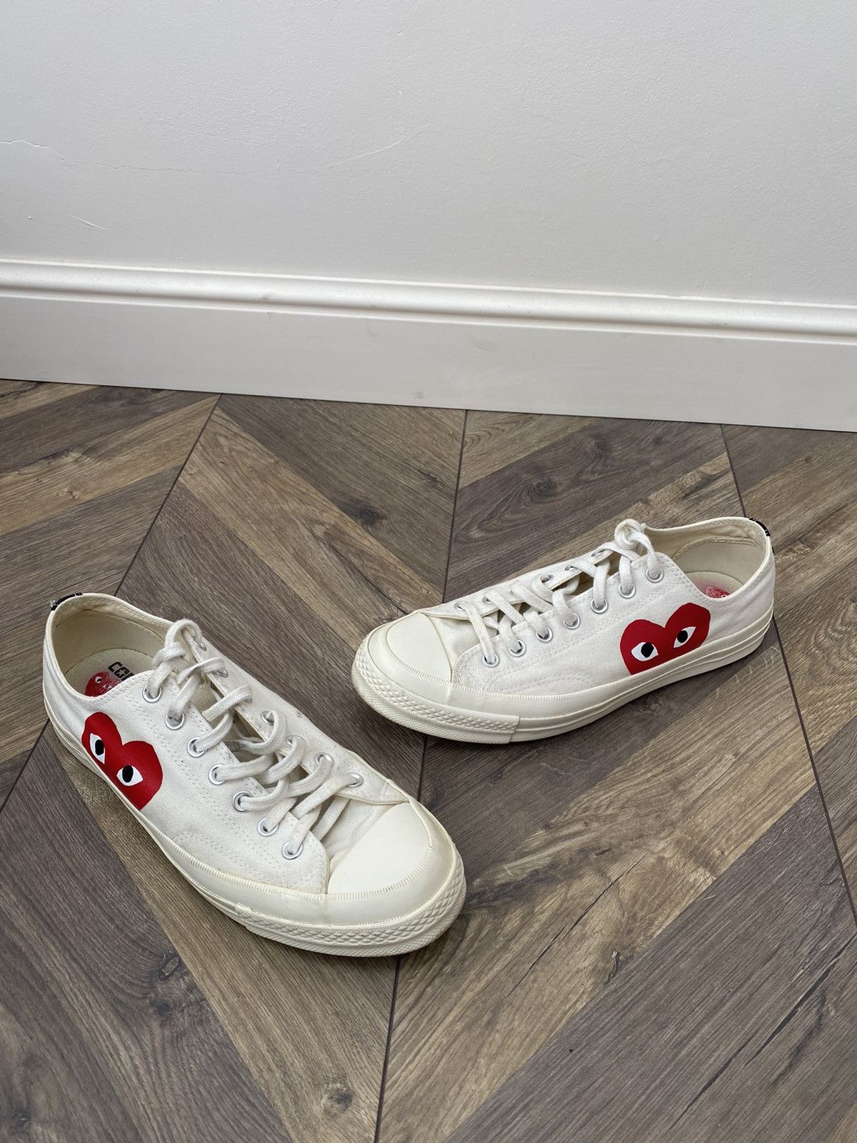 Comme des Garcons × Converse Comme des Garçons PLAY x Converse All Star Sneakers Size US 10 / EU 43 - 3 Thumbnail