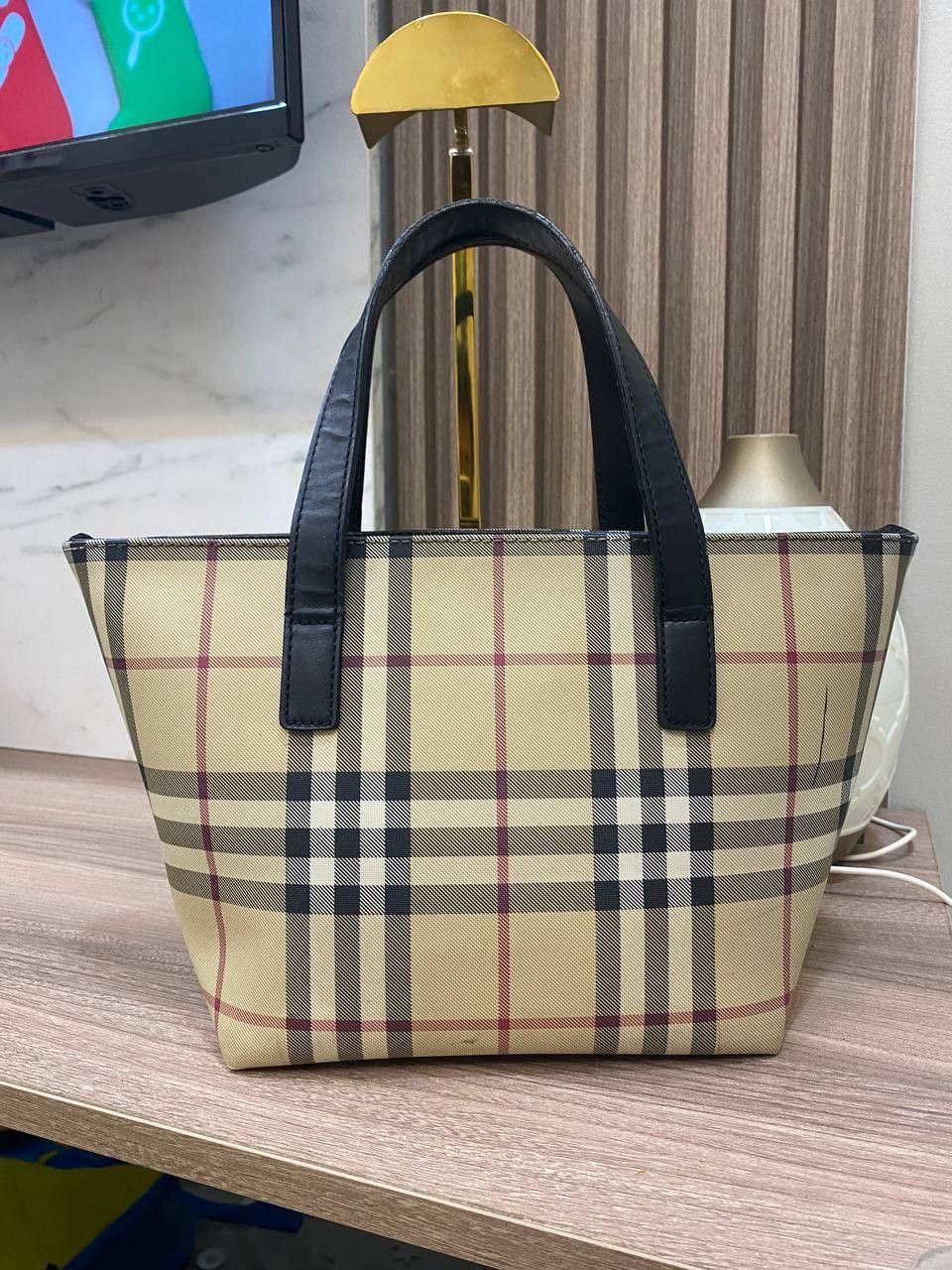 Burberry Burberry Nova Check Mini Totebag Size ONE SIZE - 2 Thumbnail