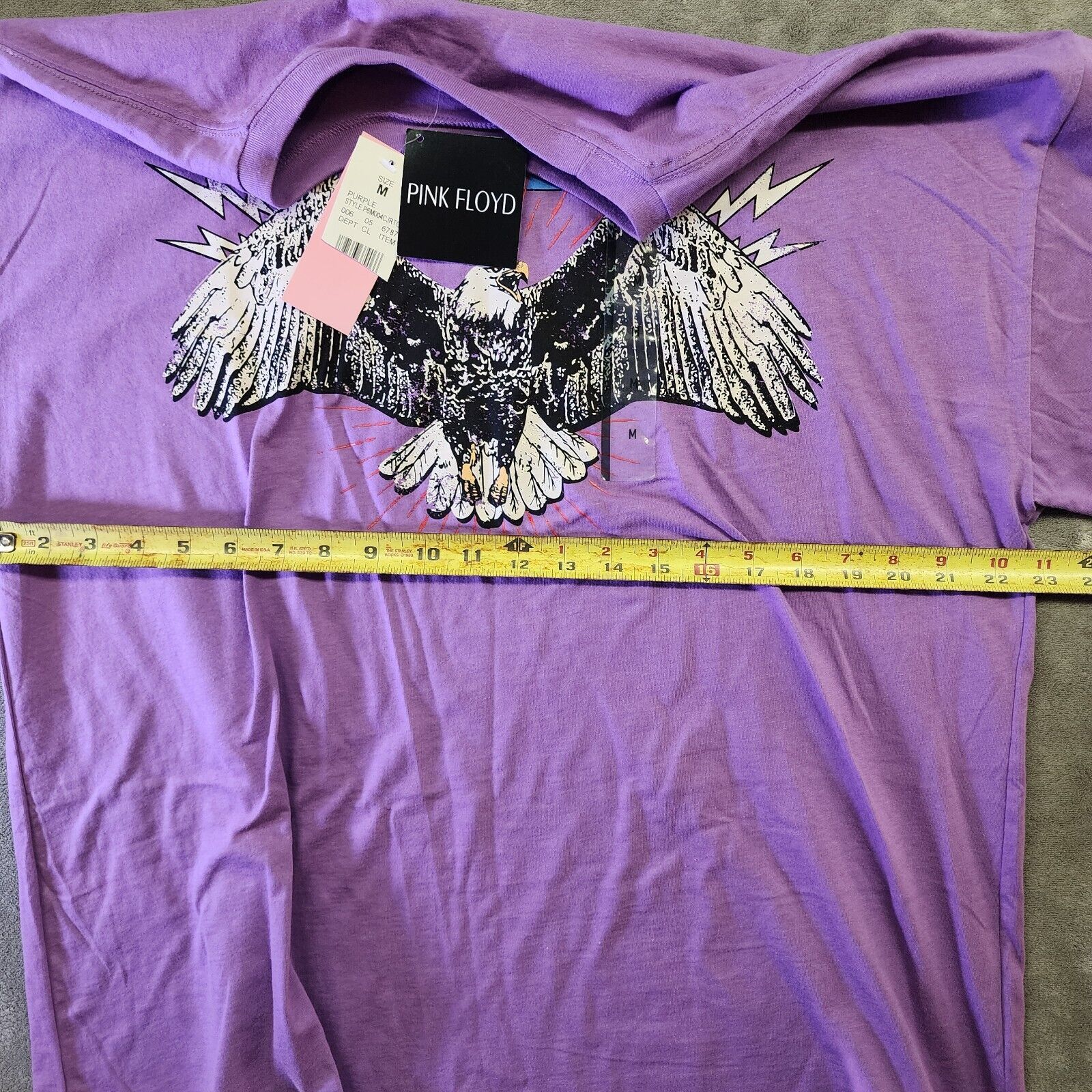 Pink Floyd Pink Floyd Women's Medium Purple Short-Sleeve Graphic Tee Size M / US 6-8 / IT 42-44 - 2 Thumbnail