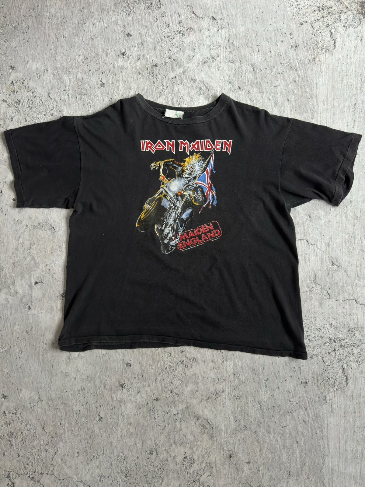 Band Tees × Iron Maiden × Vintage LICENSED 1989 Iron Maiden Band T Shirt Tee Size US L / EU 52-54 / 3 - 1 Thumbnail