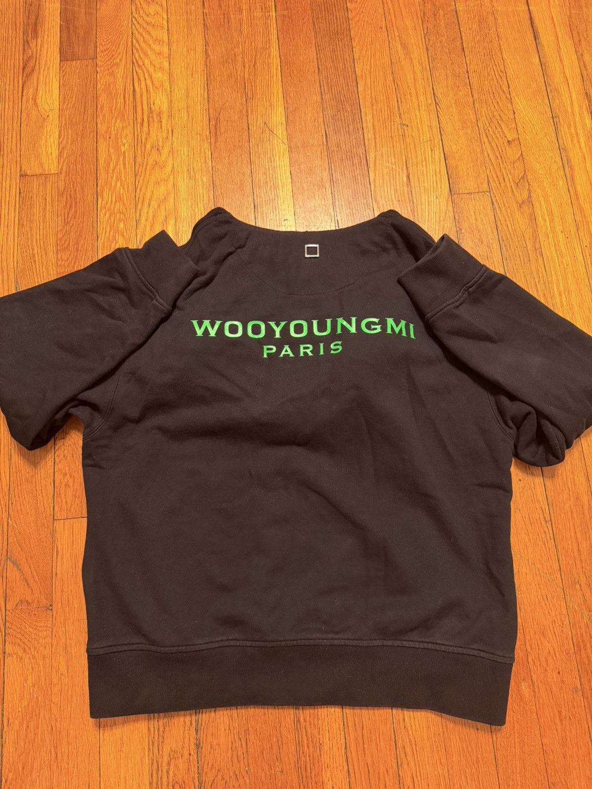 Wooyoungmi Wooyoungmi SS22 Glow-In-The-Dark Logo Hoodie Size US S / EU 44-46 / 1 - 3 Thumbnail