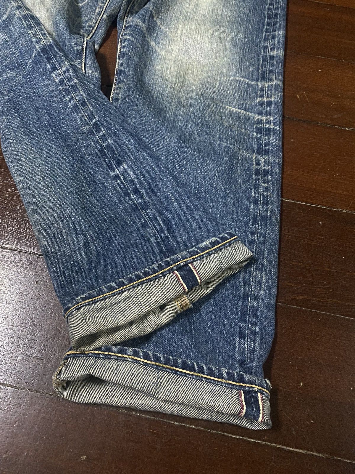 Warehouse Fire SPELL BOUND JAPAN selvedge mud wash distressed rusty Size US 32 / EU 48 - 15 Thumbnail