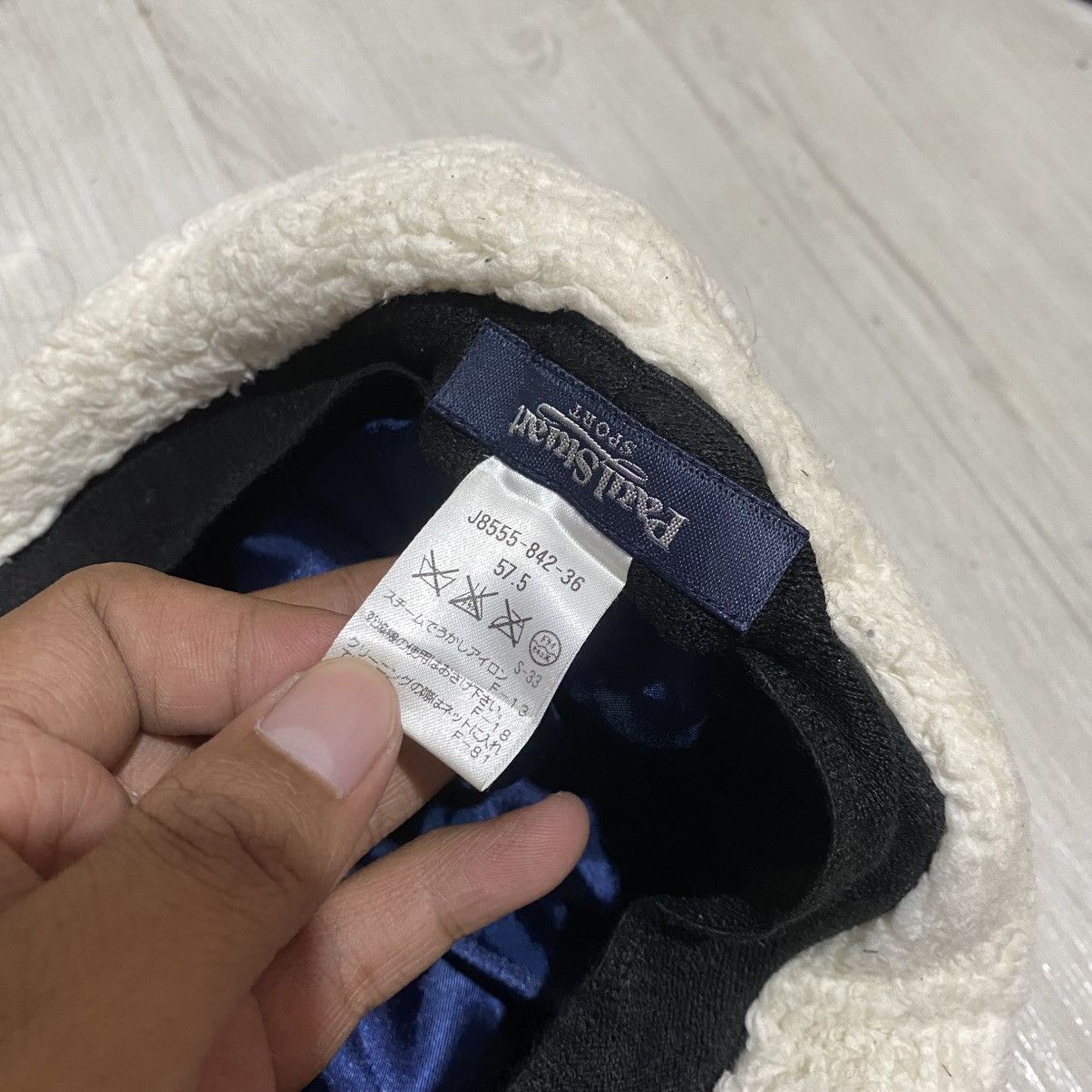 Japanese Brand Vintage paul stuart denim winter cap Size ONE SIZE - 6 Thumbnail
