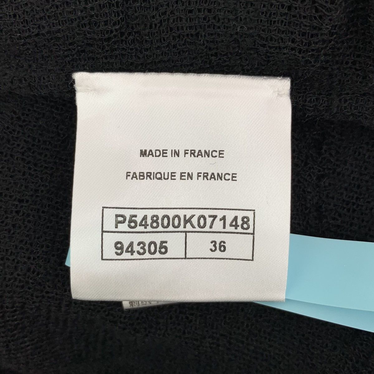 Chanel Chanel Black Flared Sleeve Half Turtleneck Wool Knit Sweater Size XS / US 0-2 / IT 36-38 - 6 Thumbnail