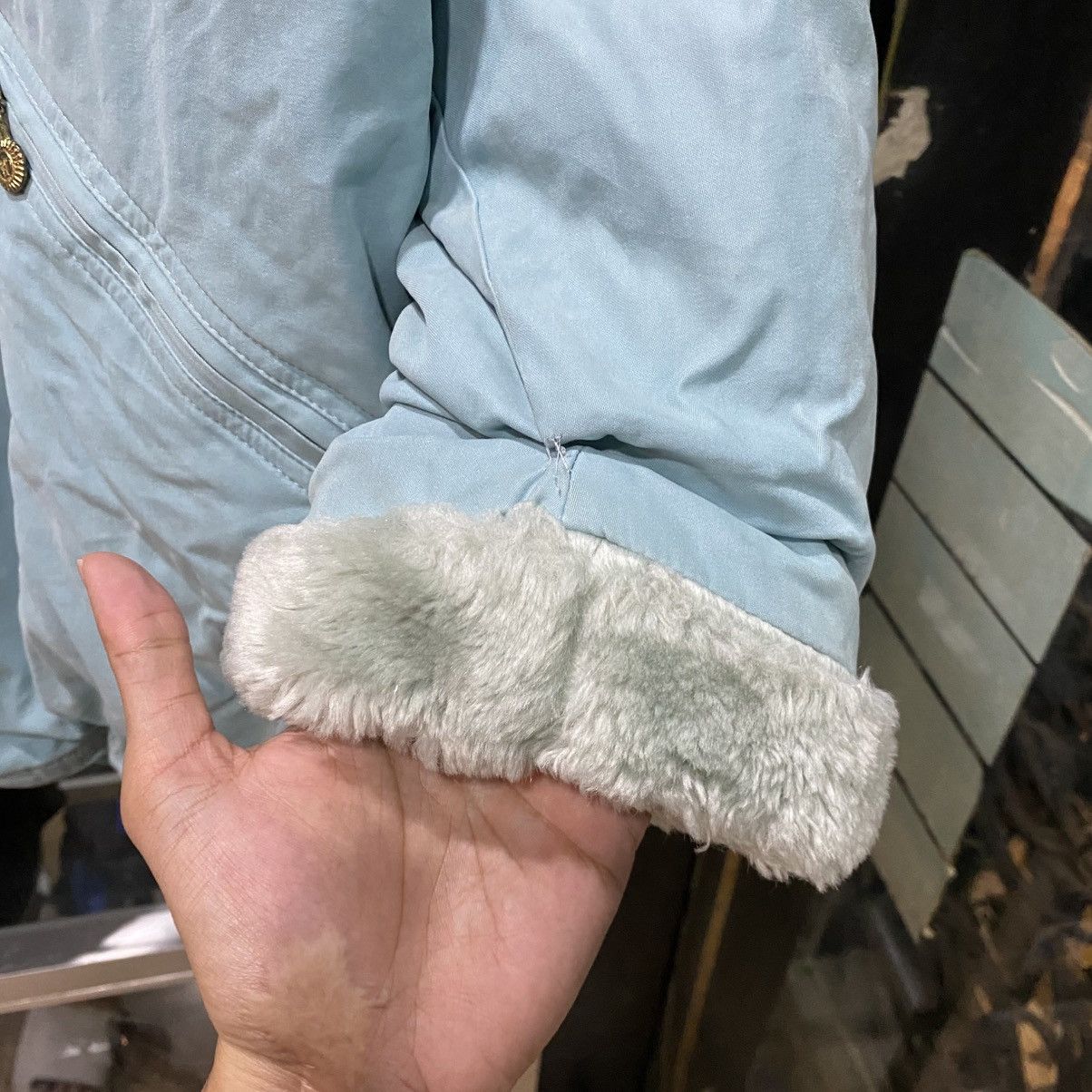 Versace × Versace Jeans Couture × Vintage VINTAGE‼️Versace Sports Fur Coats Size US L / EU 52-54 / 3 - 7 Thumbnail
