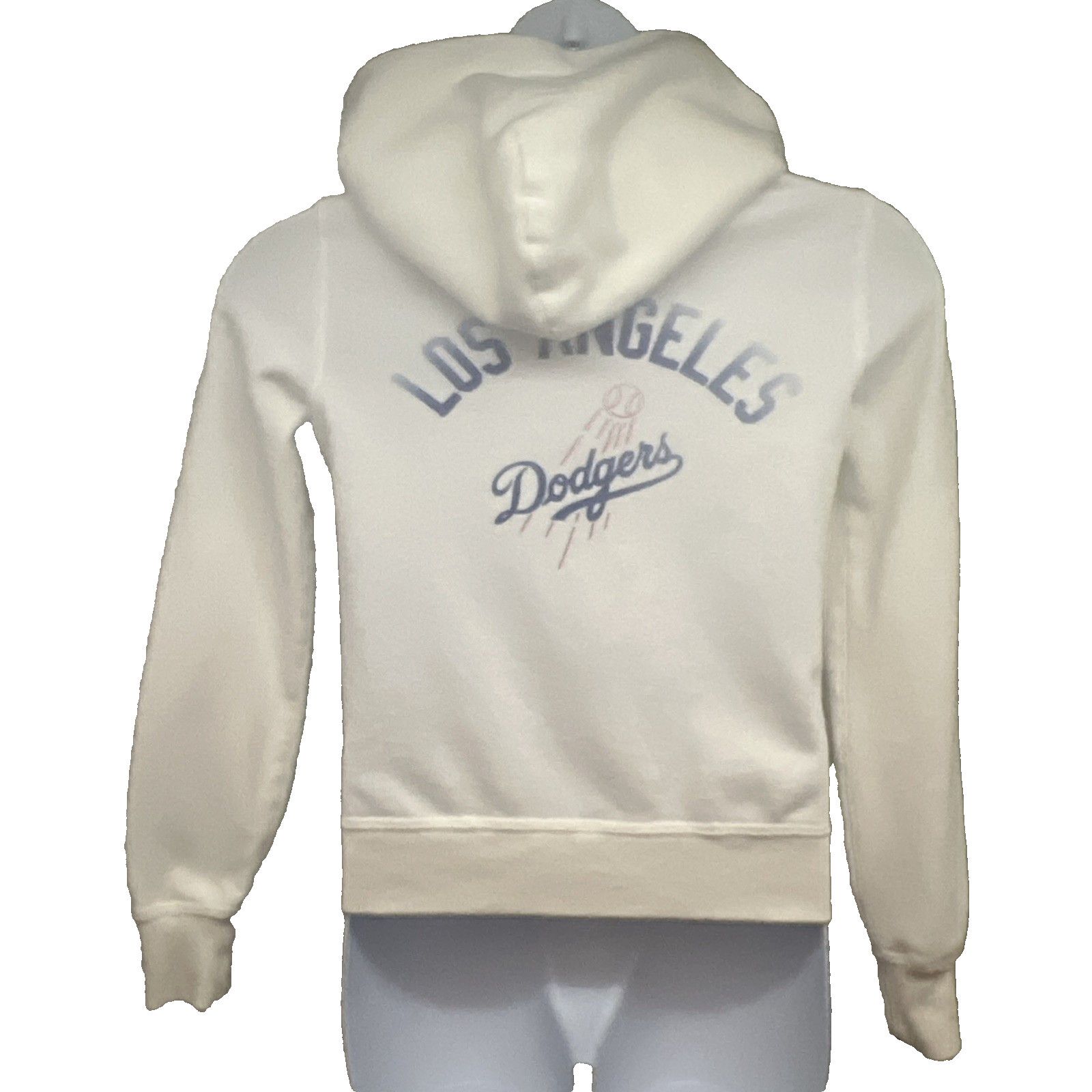 Victoria's Secret LA Dodgers Pink Victorias Secret White Zip Hoodie Jacket M Size M / US 6-8 / IT 42-44 - 1 Thumbnail