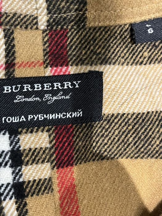 Gosha x outlet burberry grailed