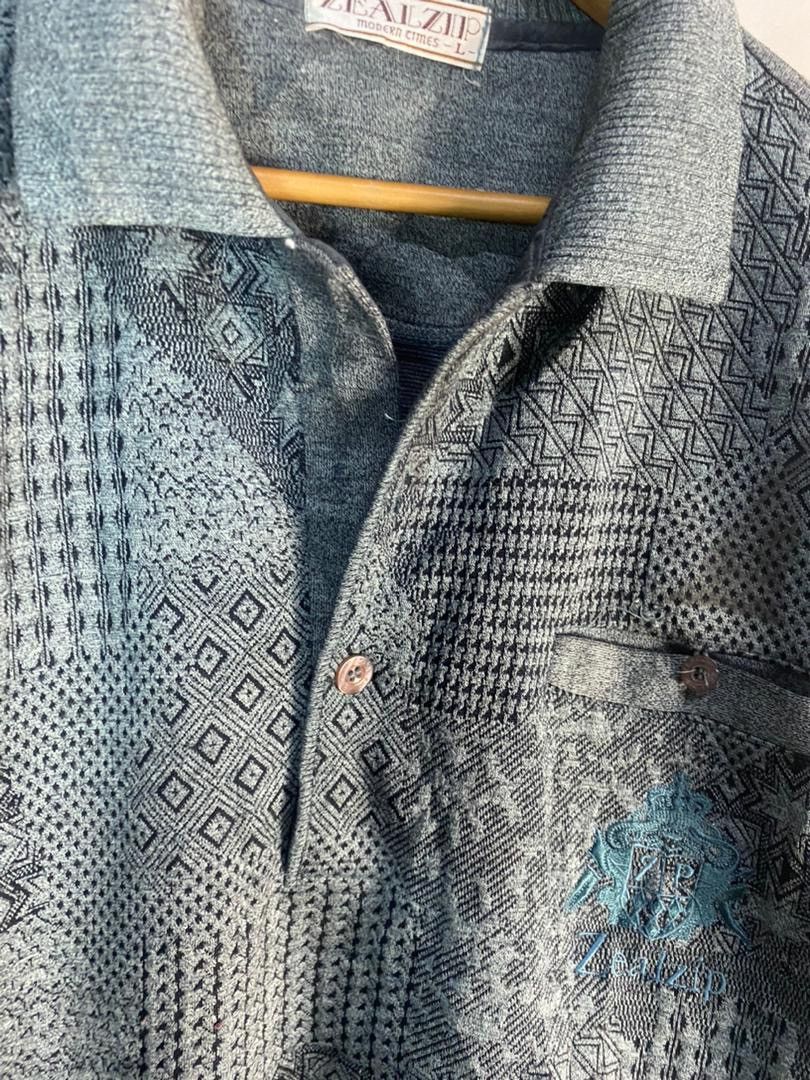 Japanese Brand × Vintage Vintage Zealzip half button polo sweatshirt Size US M / EU 48-50 / 2 - 2 Thumbnail