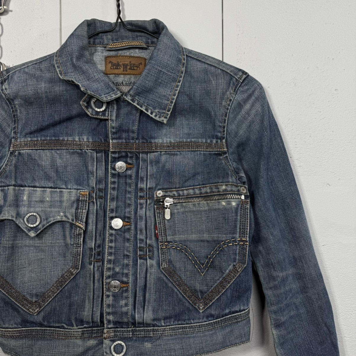 Levi's Vinatge Denim Jacket Levi’s Avant Garde Multi pocket Size XS / US 0-2 / IT 36-38 - 2 Thumbnail