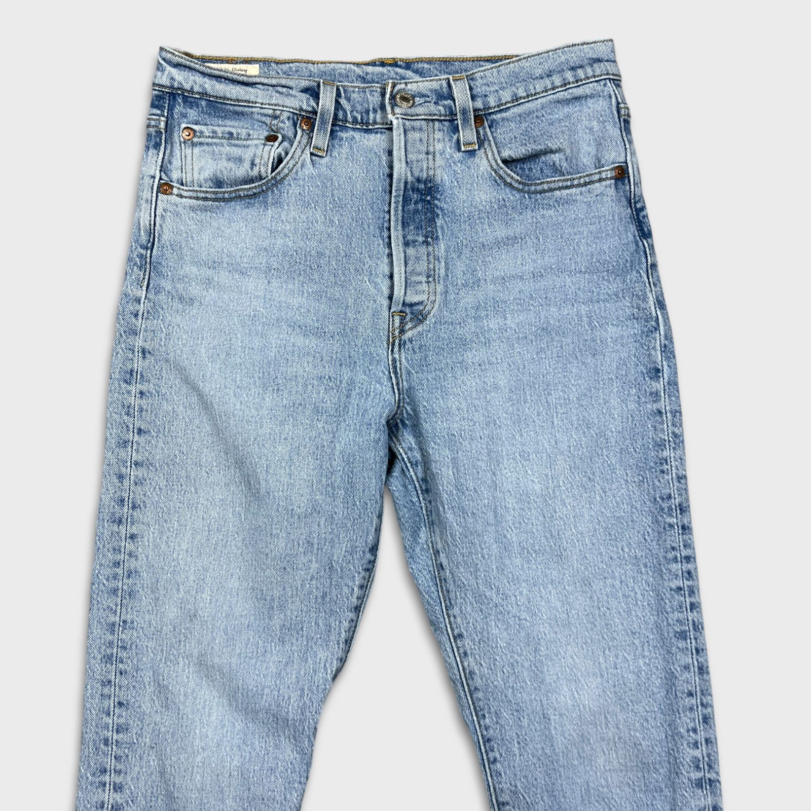 Levi's × Vintage Levi's 501 S Jeans 28x27 Light Button Fly Premium Denim Pant Size US 28 / EU 44 - 2 Thumbnail