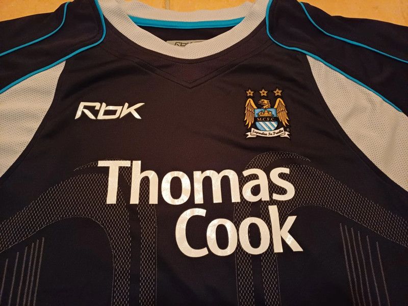 Reebok × Vintage Reebok Manchester city 2006/07 away shirt Size US M / EU 48-50 / 2 - 3 Thumbnail
