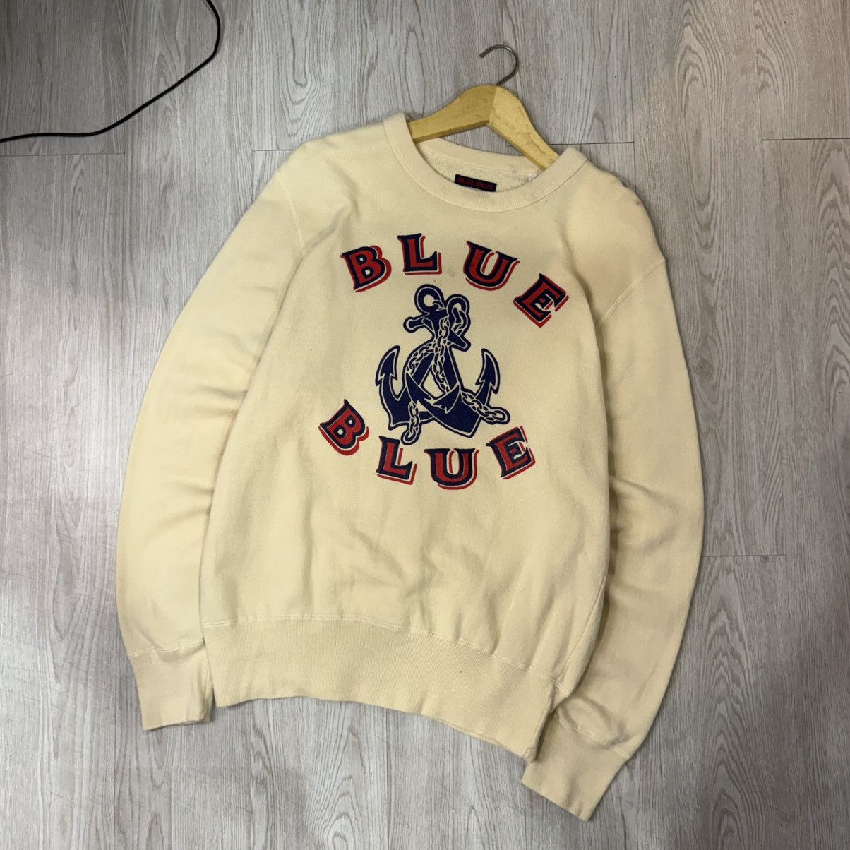 Blue Blue Japan BLUE BLUE japan vintage sweatshirt anchor Size US XL / EU 56 / 4 - 2 Thumbnail
