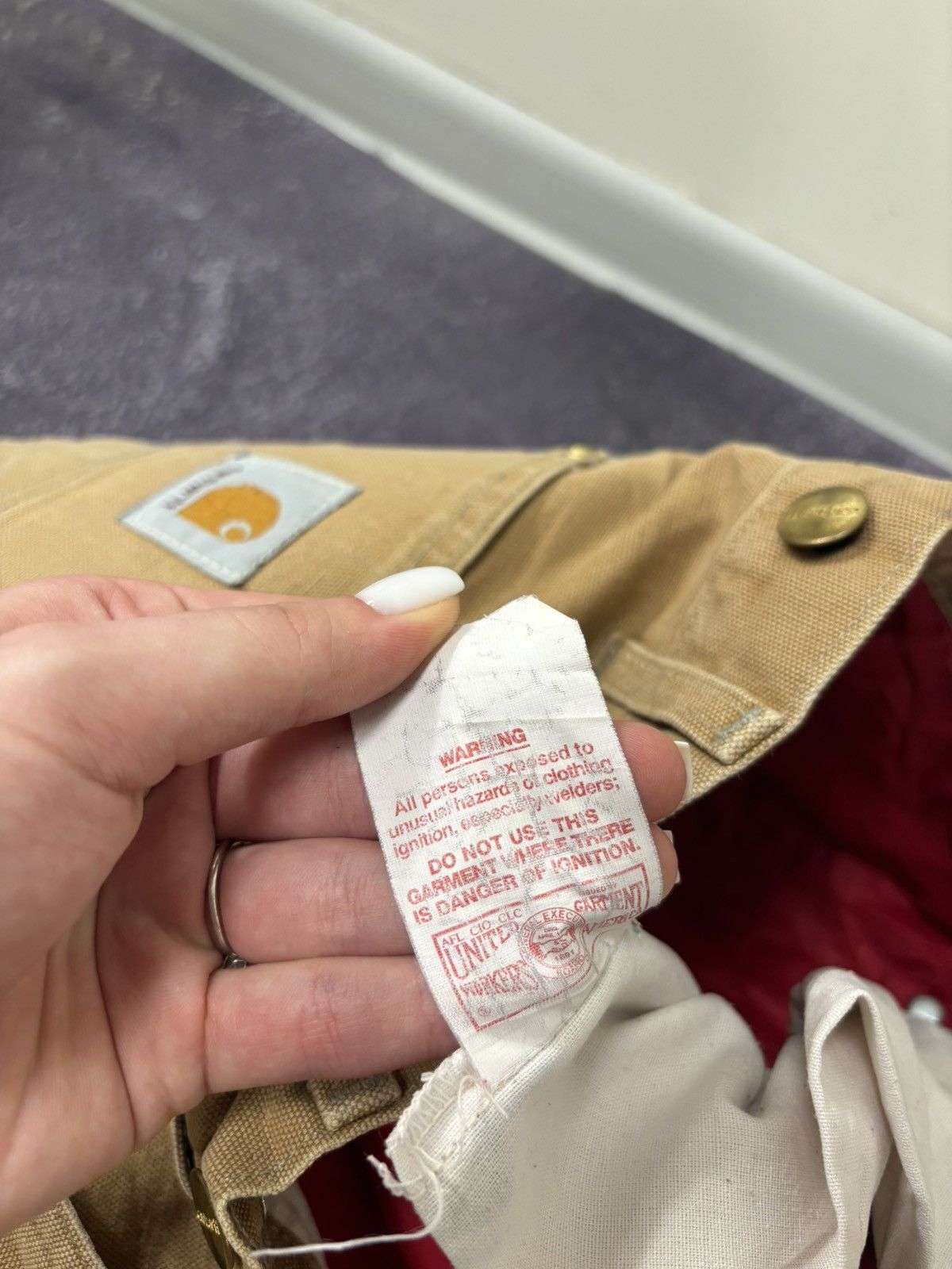 Carhartt Vintage 90s Carhartt USA Side Zip Rare Work Hype Baggy Pants Size US 30 / EU 46 - 18 Thumbnail