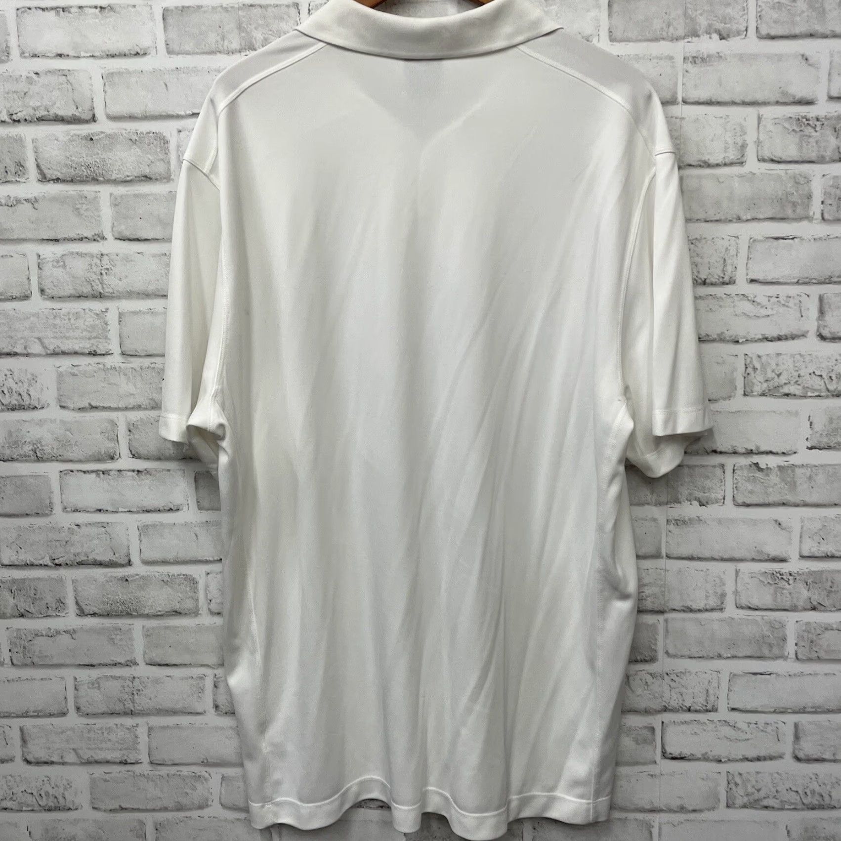 Nike VINTAGE? No, it's Nike Golf Dri-Fit Polo Shirt Mens 2XL White Nike Golf Polo Mens 2XL White Size US XXL / EU 58 / 5 - 5 Thumbnail