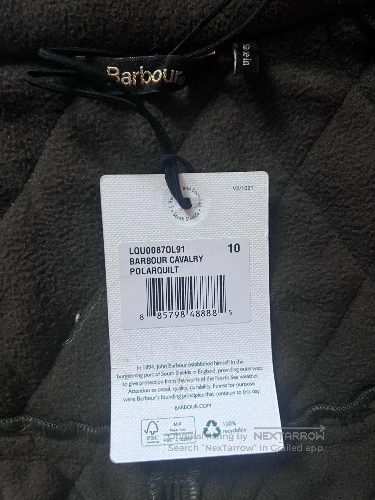 Barbour Barbour Cavalry Polarquilt Women's Jacket. Size S / US 4 / IT 40 - 4 Thumbnail