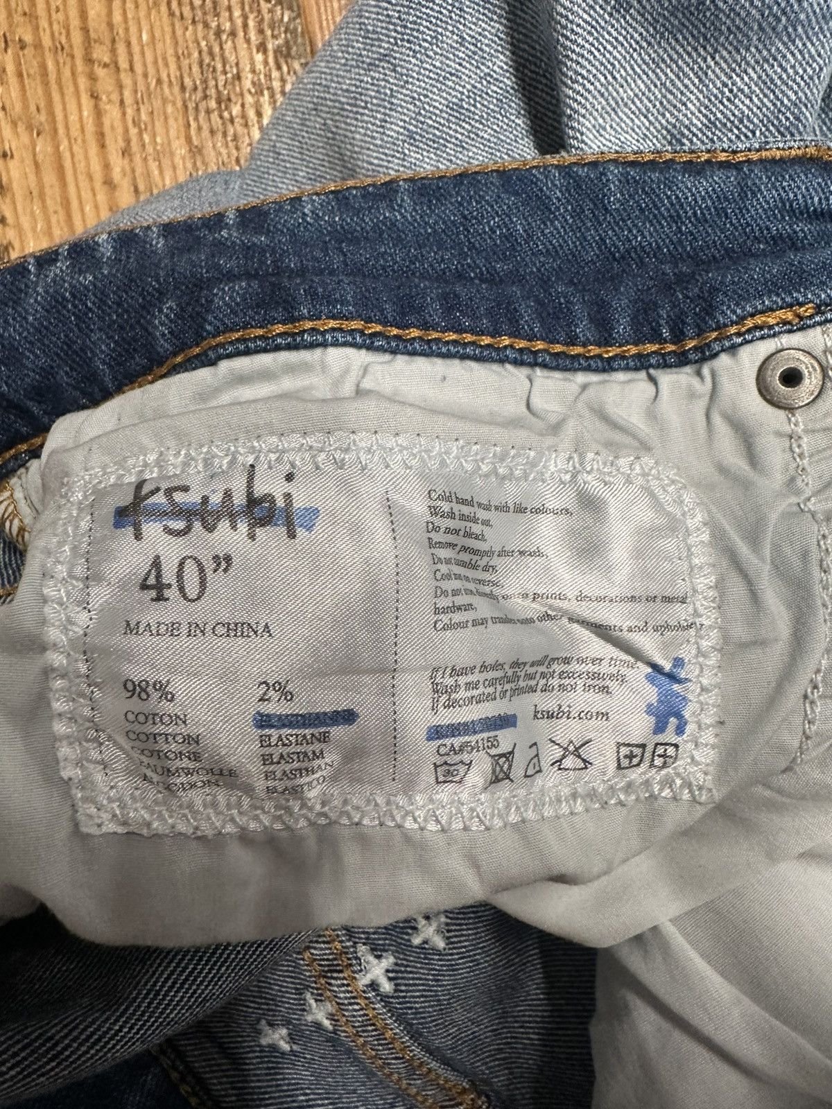Ksubi Ksubi Plain Blue Denim Jeans Sz 40 Size US 40 / EU 56 - 5 Thumbnail
