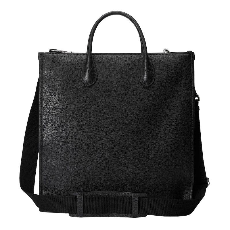 Gucci GUCCI Black Leather Medium Tote Bag New & Authentic Size ONE SIZE - 3 Thumbnail