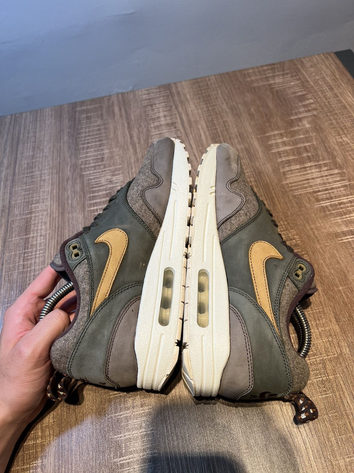 Nike × Pendleton Nike Air Max 1 x Pendleton Fabrics Brown Suede Size 6.5 Size US 6.5 / EU 39-40 - 5 Thumbnail