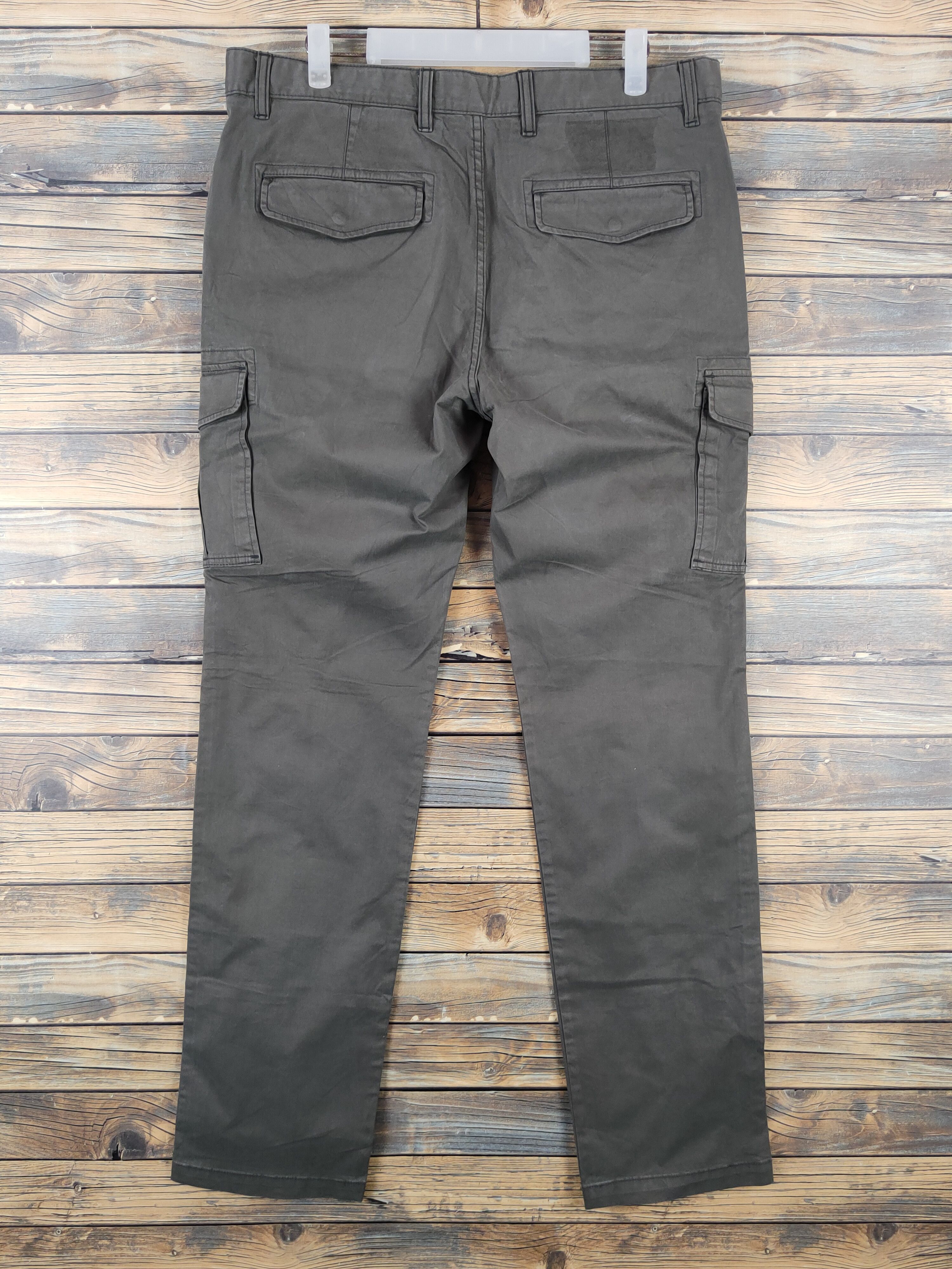 Japanese Brand Japanese Brand Dark Brown Multipocket Cargo Pants #W1033 Size US 34 / EU 50 - 7 Thumbnail