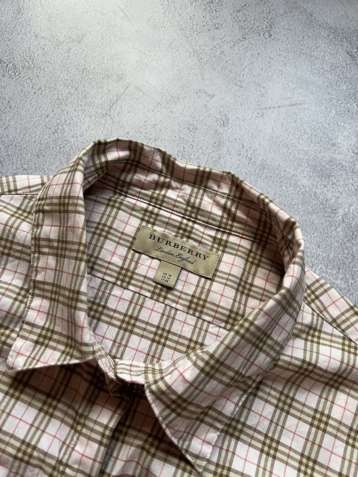 Burberry × Designer Burberry Nova Check Women’s Shirt Uk16 US14 Size XL / US 12-14 / IT 48-50 - 5 Thumbnail