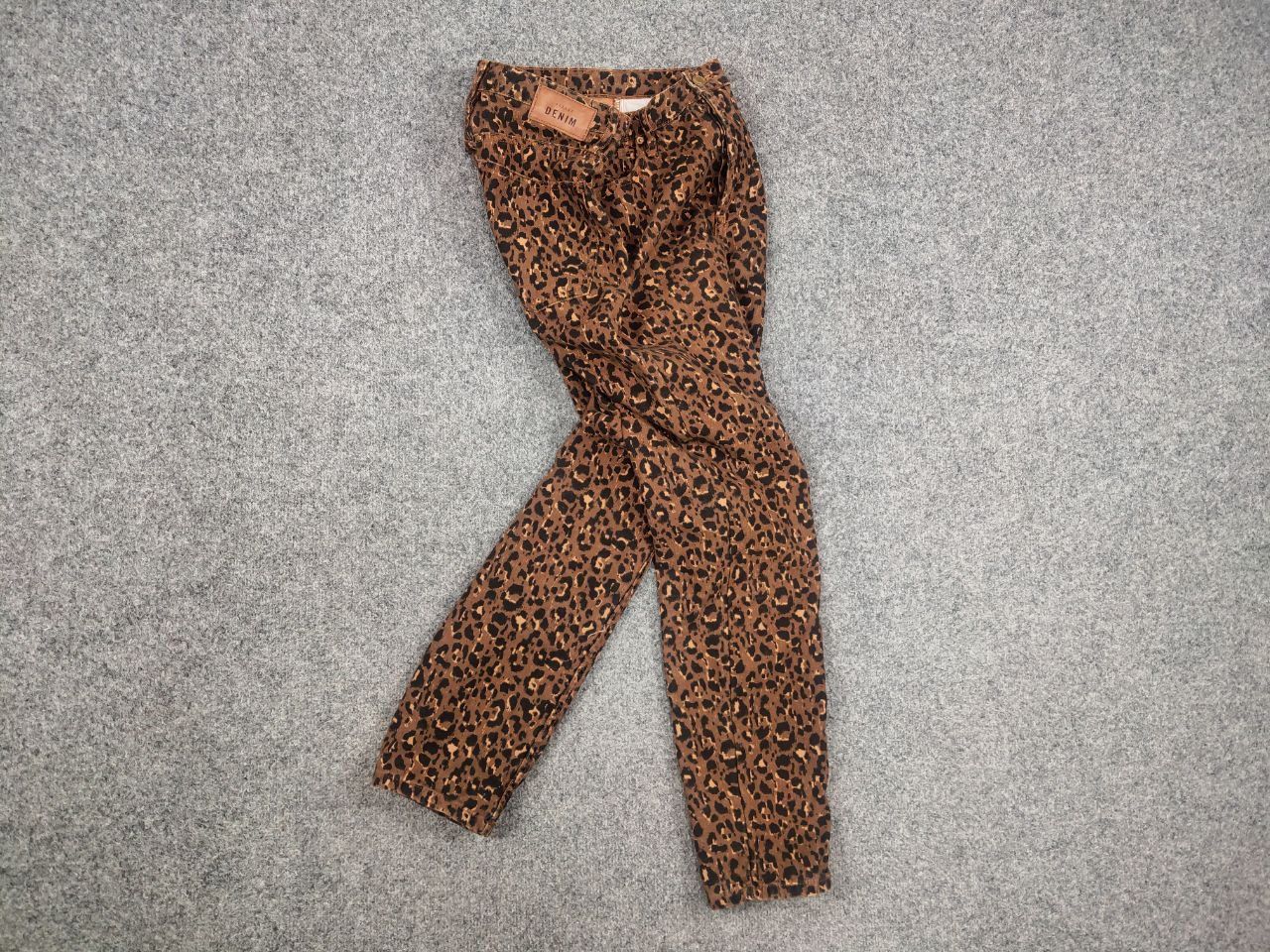 Sezane Sezane France Design Art Leopard brown Denim Ankle Jeans Size 27" / US 4 / IT 40 - 10 Thumbnail