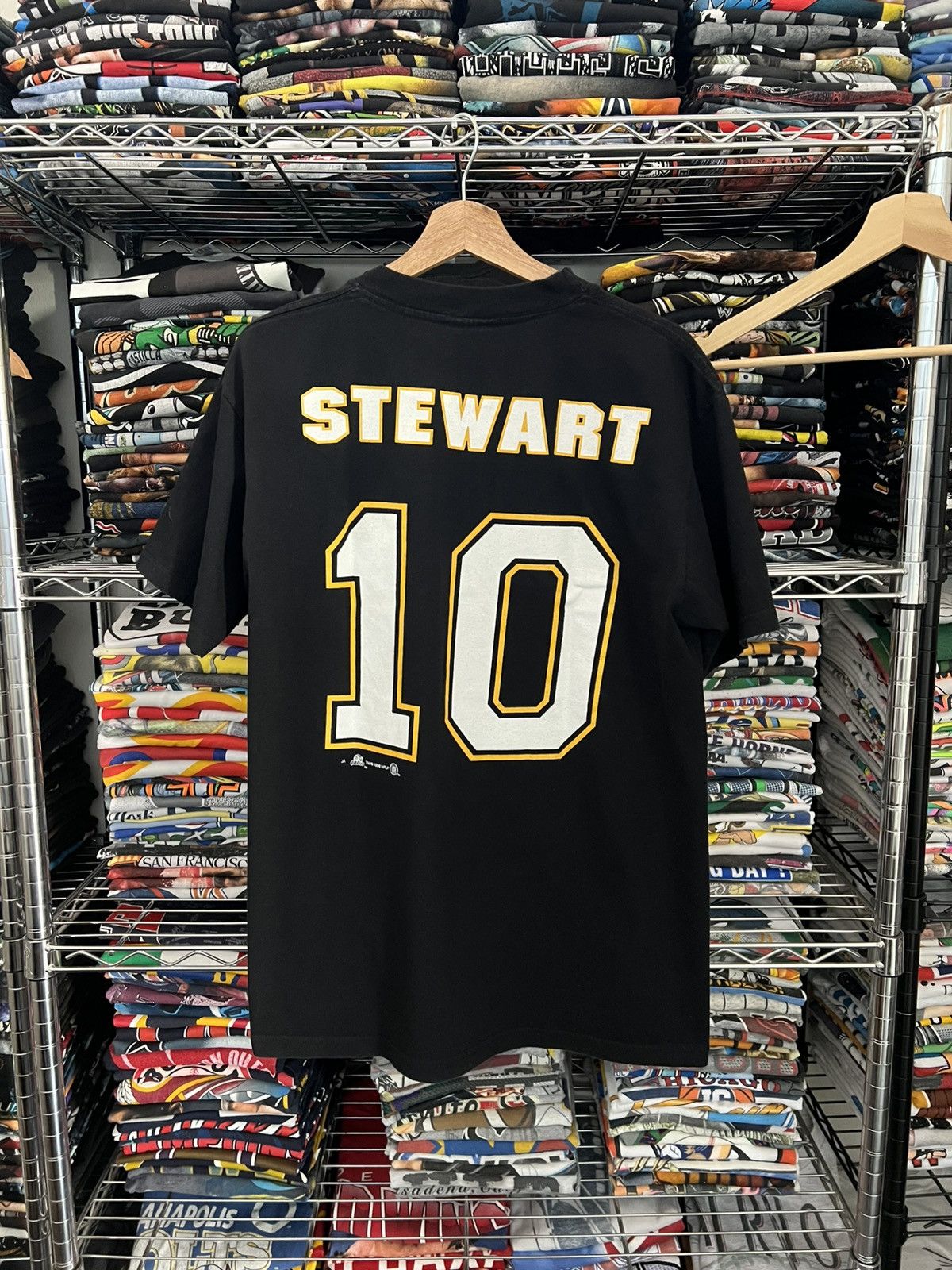 NFL 1998 NFLP Kordell Stewart 10 Pittsburgh Steelers Tee Size US L / EU 52-54 / 3 - 2 Thumbnail