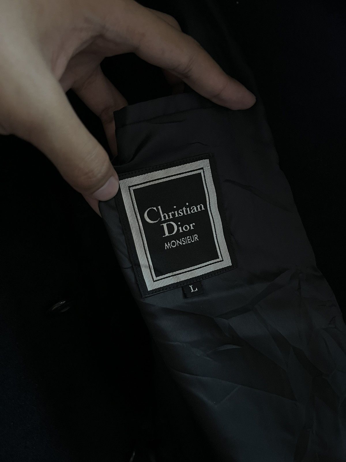 Dior Vintage Christian Dior Monsieur Wool Coat Size US L / EU 52-54 / 3 - 8 Thumbnail