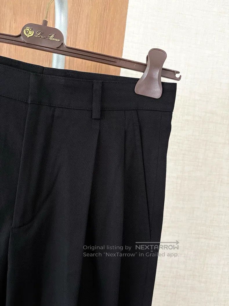 Hermes Hermes Autumn-Winter Men's Gabardine Pleated Casual Pants Size US 38 / EU 54 - 4 Thumbnail
