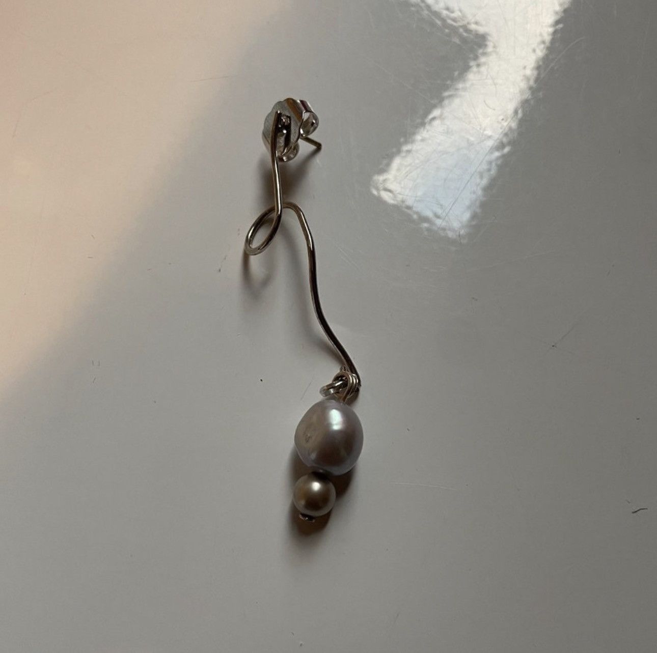 Other MOUNSER Freshwater Pearl Silver Earrings Size ONE SIZE - 7 Thumbnail