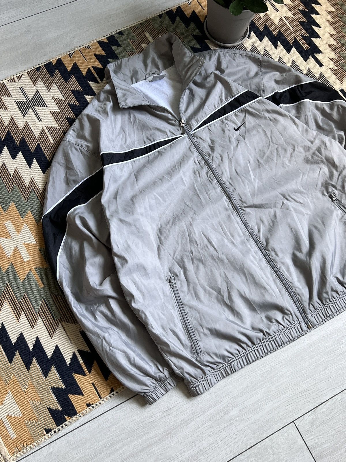 Nike Vintage Nike Nylon Y2K Track Top Jacket Size US XL / EU 56 / 4 - 3 Thumbnail