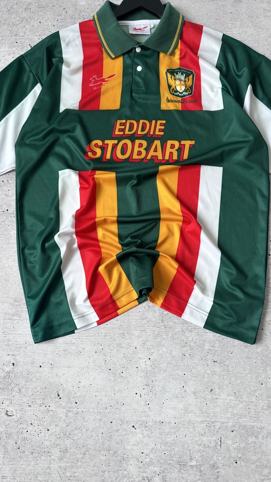 Other Carlisle United 1995 1997 Away Shirt Red Fox Jersey 2XL Rare Size US XXL / EU 58 / 5 - 4 Thumbnail