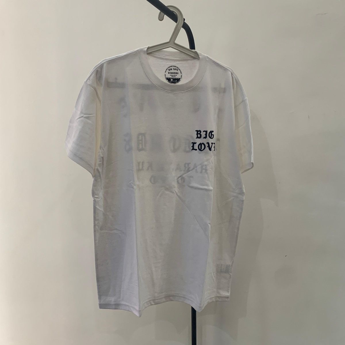 Japanese Brand Big Love Records Classic Logo Tshirt - White Size US L / EU 52-54 / 3 - 3 Thumbnail