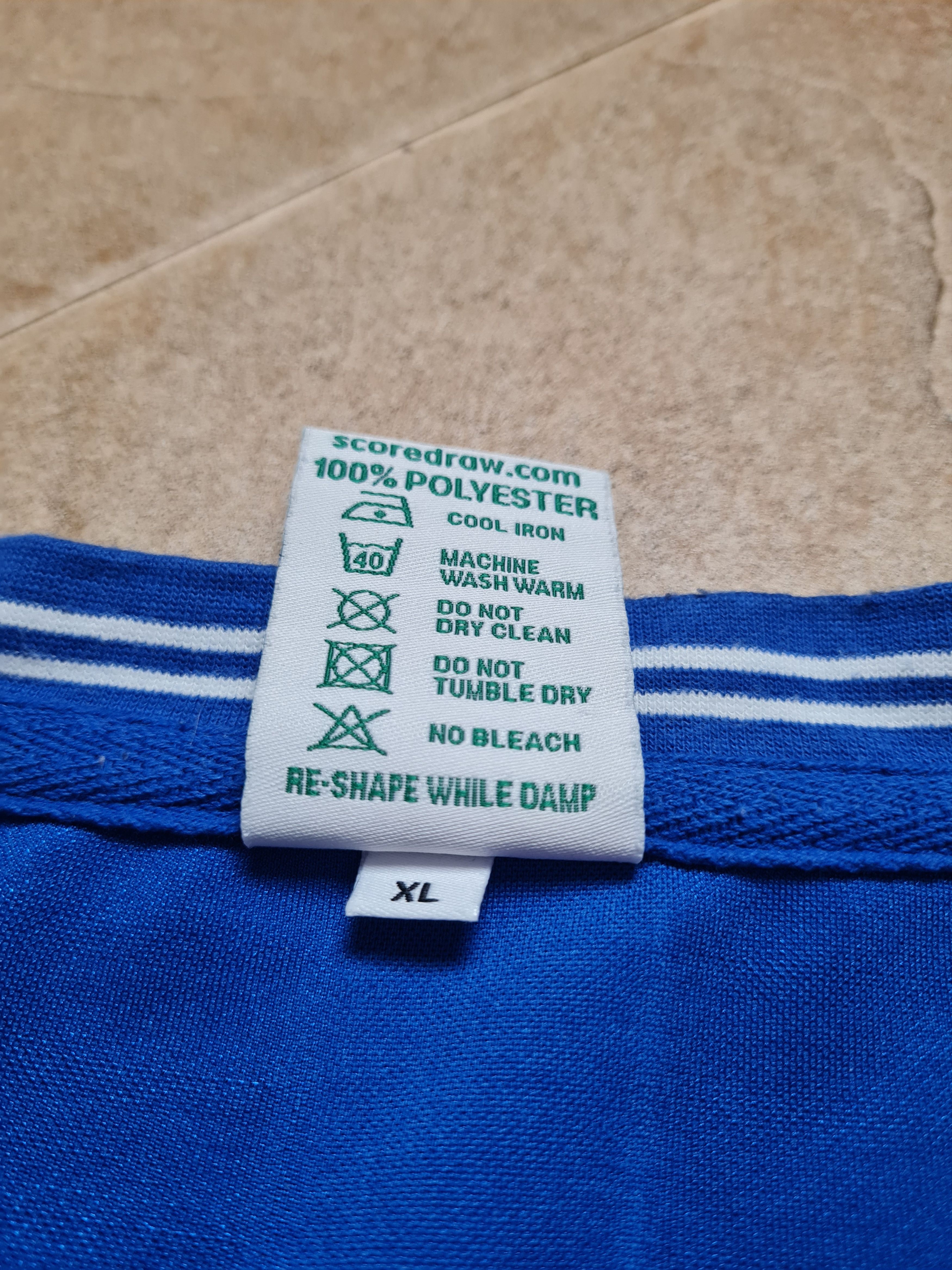 Other SOCCER SHIRT RETRO REPLICA FC EVERTON 1985/1986 JERSEY Size US XL / EU 56 / 4 - 12 Thumbnail