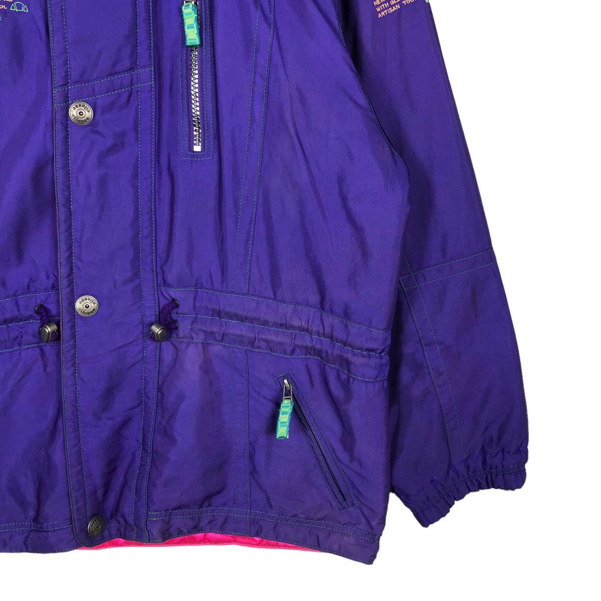 Japanese Brand 🔥Vintage Ski Jacket Multi Colour Ellesse Italy Cargo Pocket Size US M / EU 48-50 / 2 - 5 Thumbnail