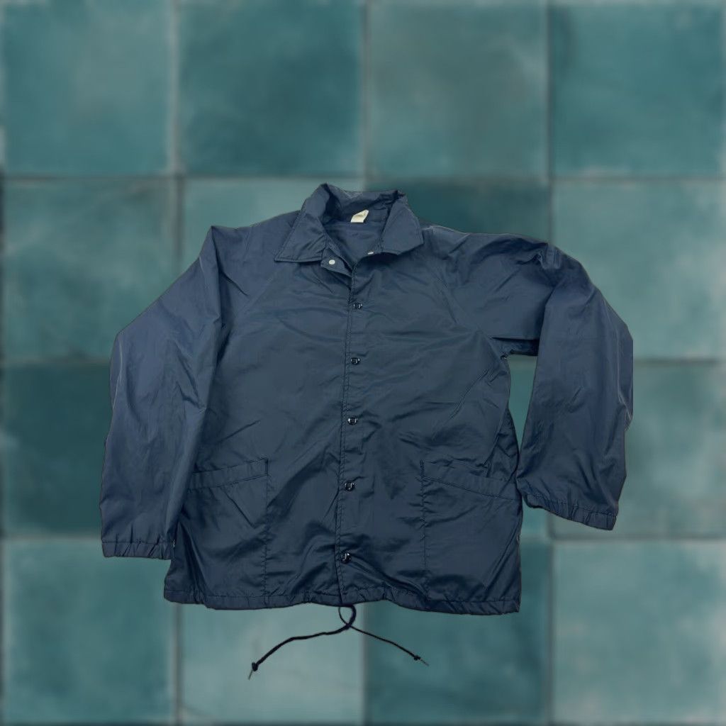 Soffe VINTAGE Soffe Jacket Unisex Adults M Blue Embroidered Clackamas Womens Champions 80s USA Windbreaker Baseball Size M / US 6-8 / IT 42-44 - 1 Thumbnail