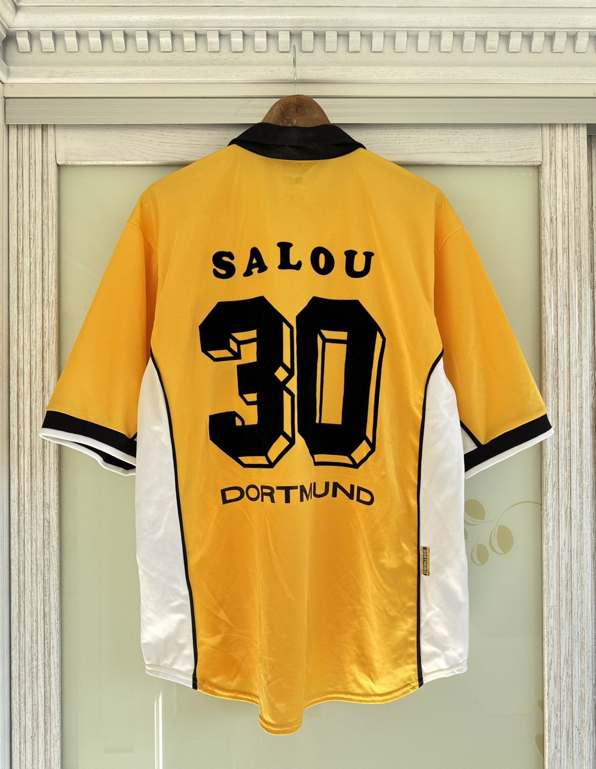 Nike Salou #30 Borussia Dortmund 1998-1999 Vintage Soccer Jersey Size US XL / EU 56 / 4 - 1 Thumbnail