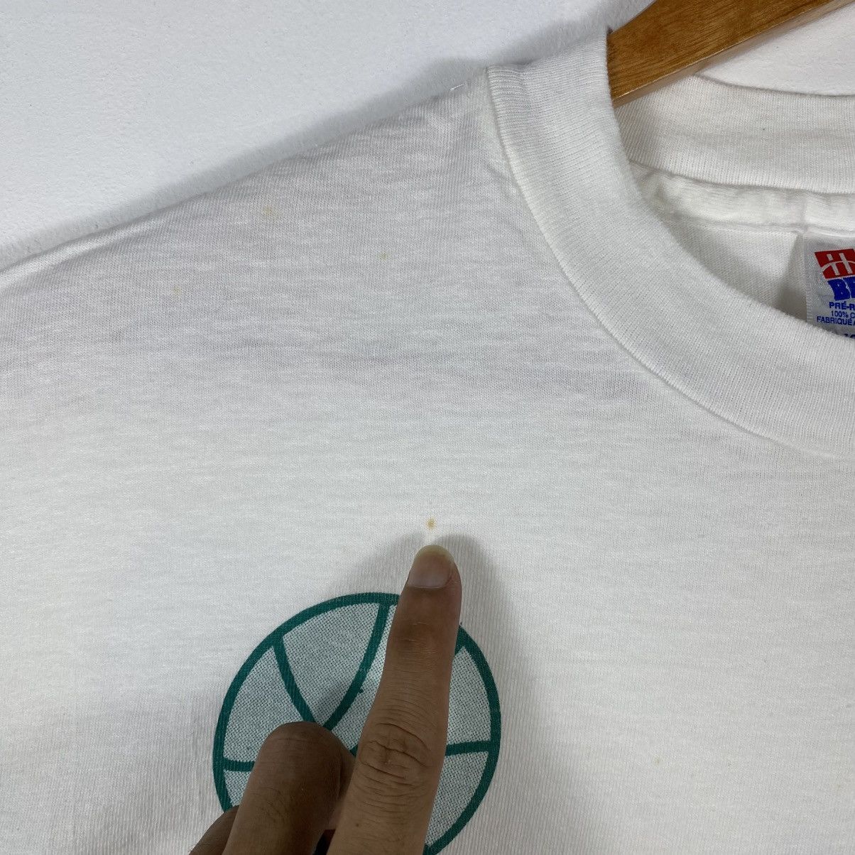 USA Olympics × Vintage Vintage 90's ATLANTA 1996 OLYMPICS Basketball Full Print Tee Size US XL / EU 56 / 4 - 4 Thumbnail