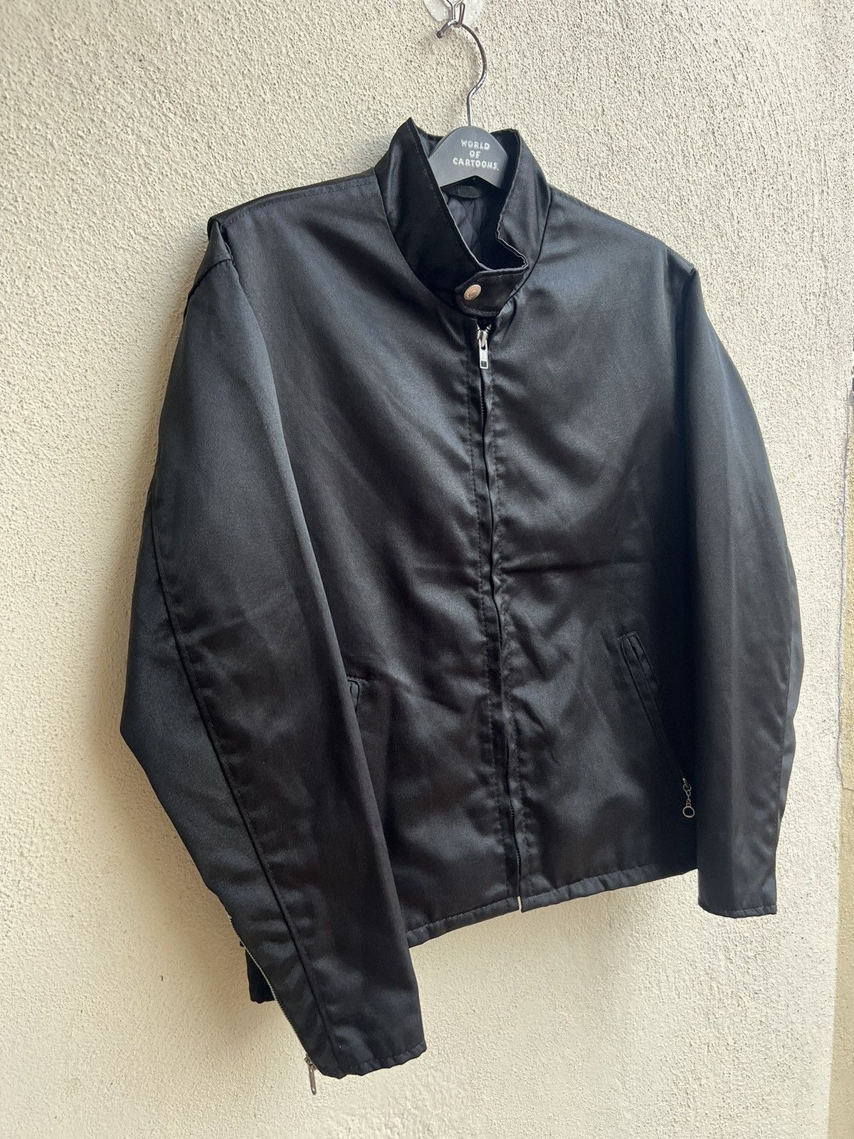 Schott Vintage Schott N.Y.C. Lot BNDL Black Nylon Racer Jacket Size US M / EU 48-50 / 2 - 9 Thumbnail