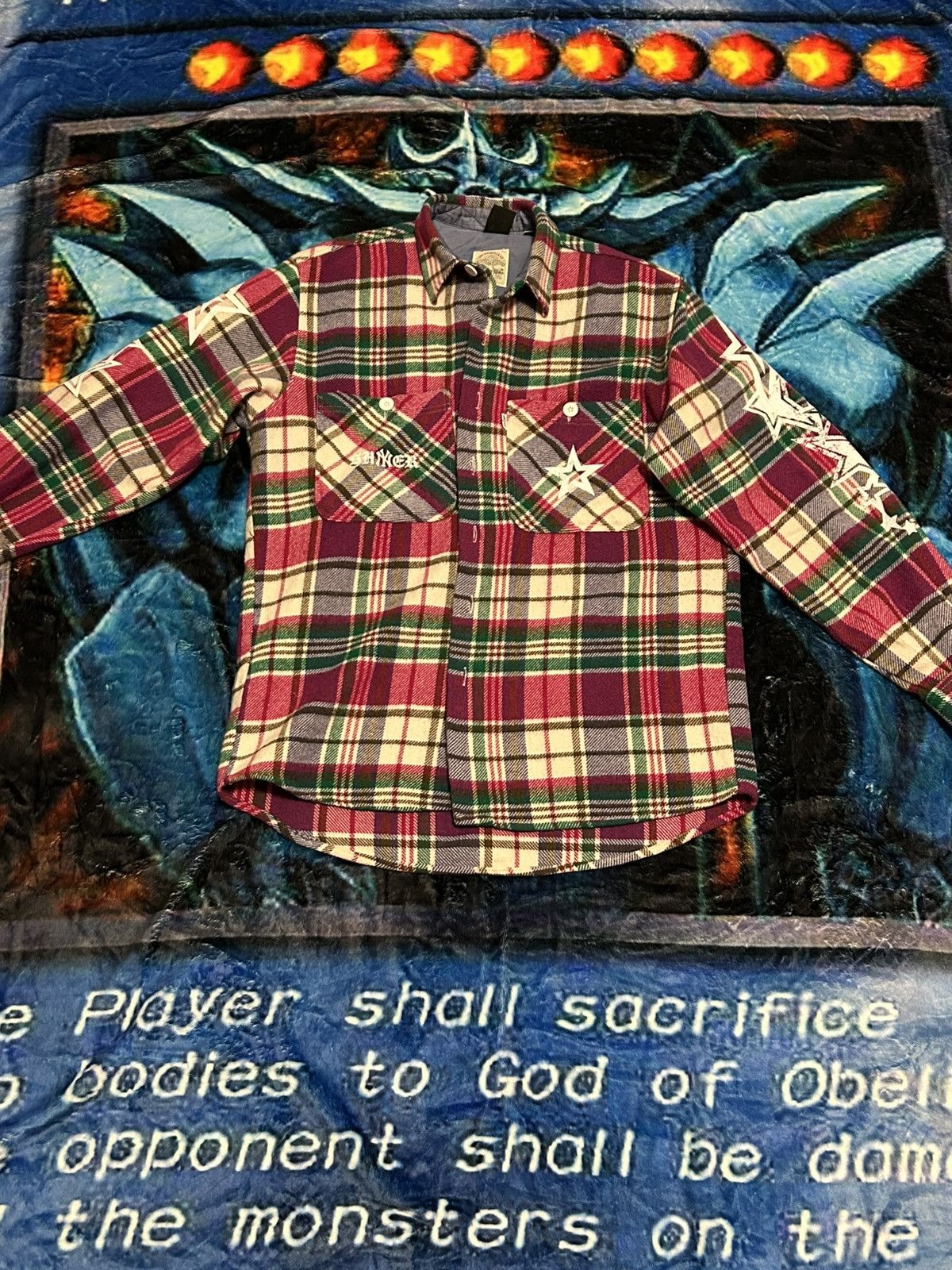 Japanese Brand Born2shine flannel shirt Size US M / EU 48-50 / 2 - 1 Thumbnail