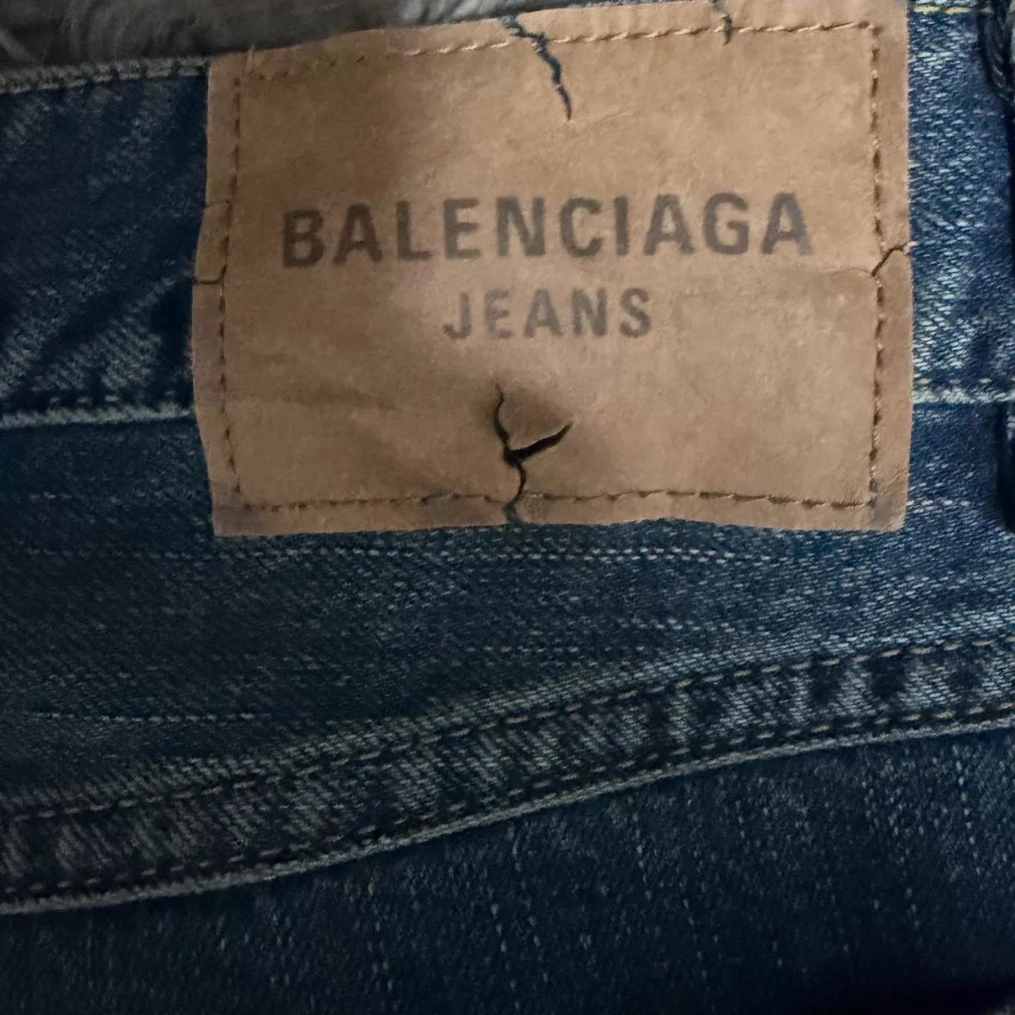Balenciaga Balenciaga CUT-UP Blue Denim Striped Retro Wash Jeans Size US 32 / EU 48 - 5 Thumbnail