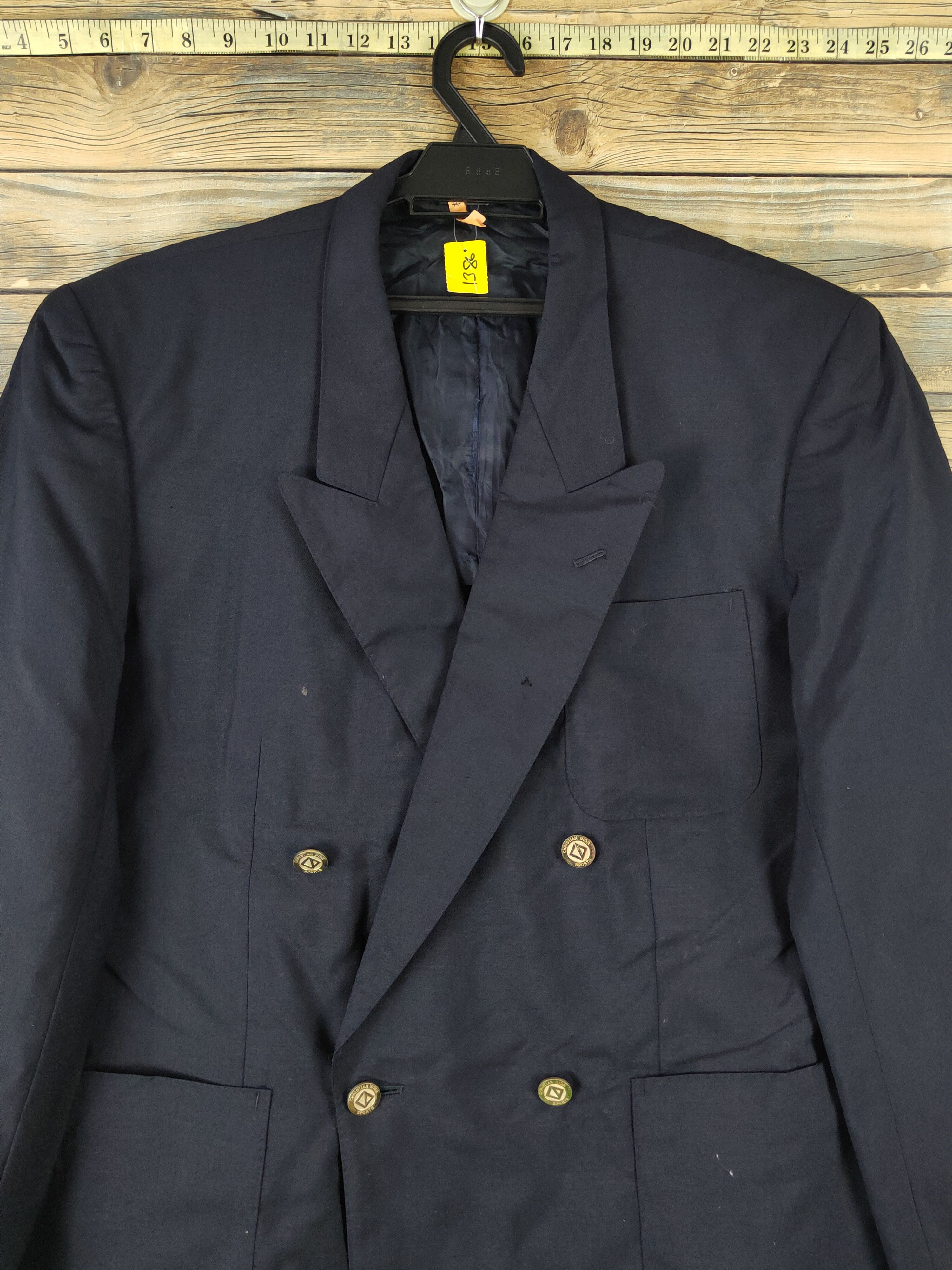Christian Dior Monsieur DL Christian Dior Sports Navy Blazers #1386 Size US L / EU 52-54 / 3 - 3 Thumbnail