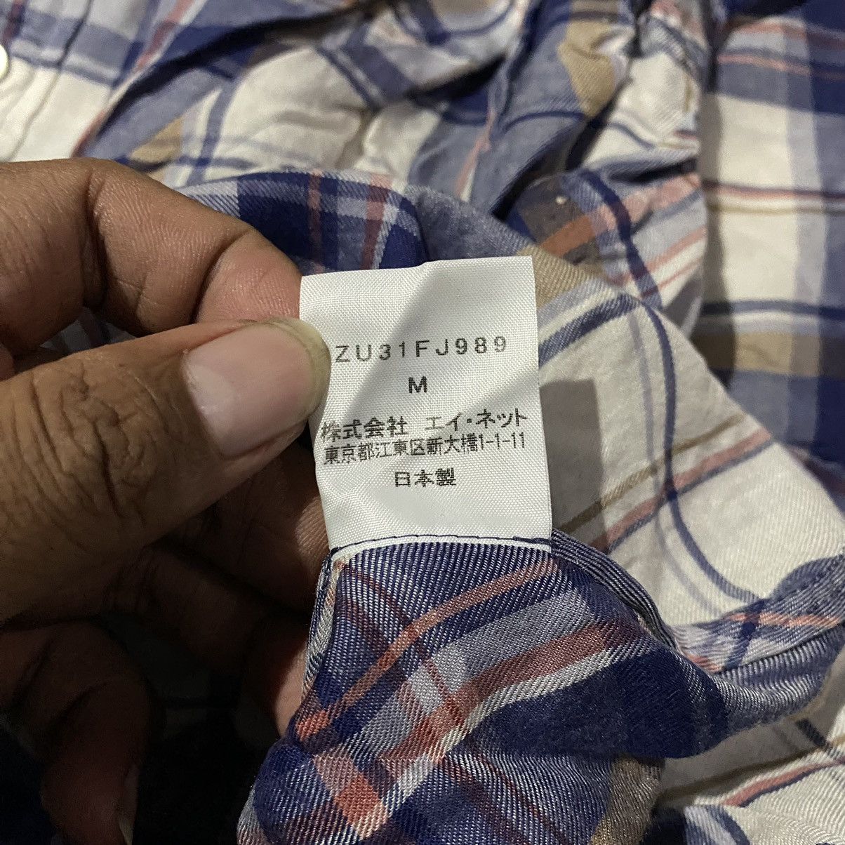 CABANE de ZUCCa × Issey Miyake × Zucca Zucca Plaid Unique Shirt Size US M / EU 48-50 / 2 - 10 Thumbnail